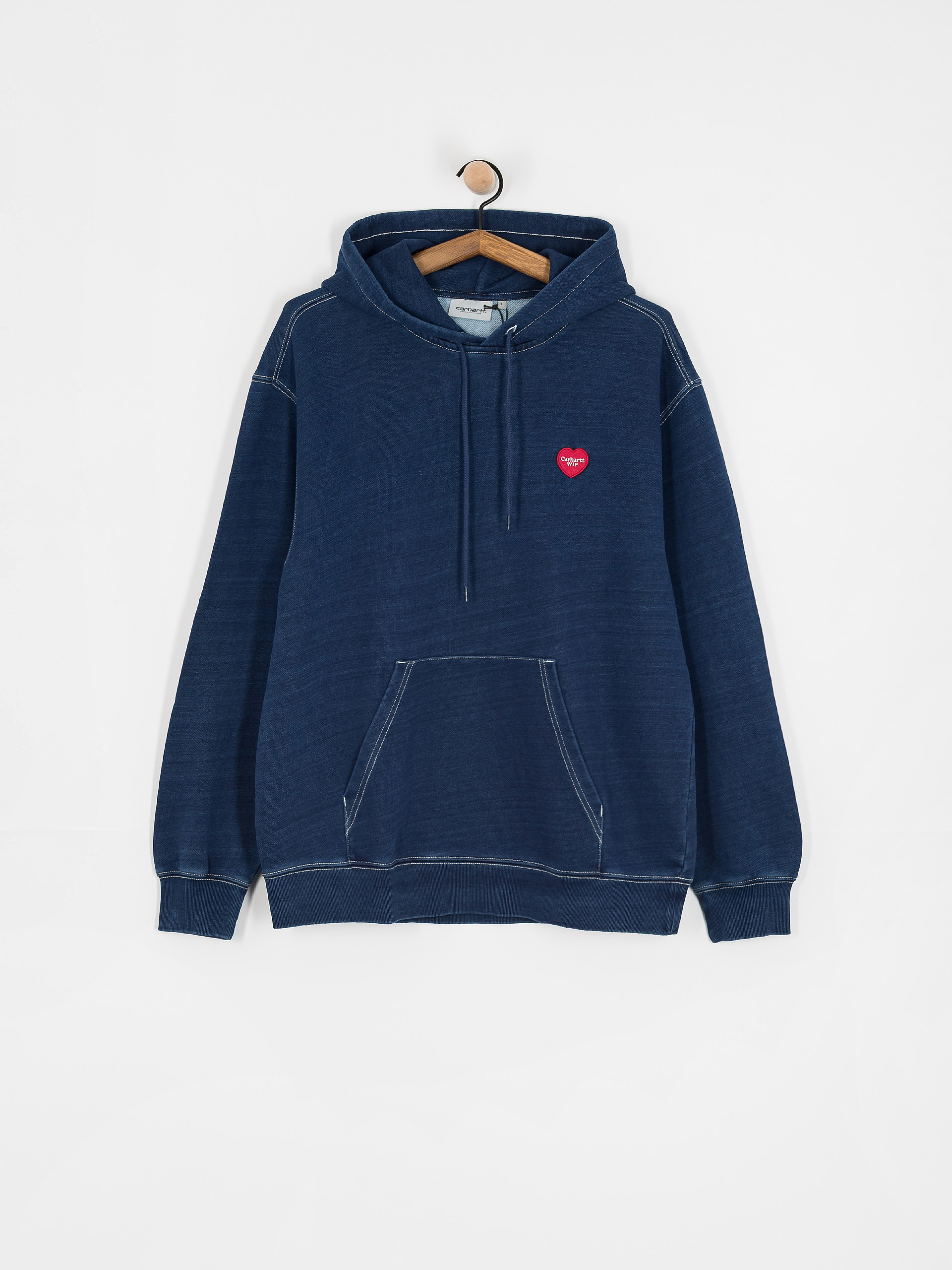 Hanorac cu glugă Carhartt WIP Ingo HD (dark blue)