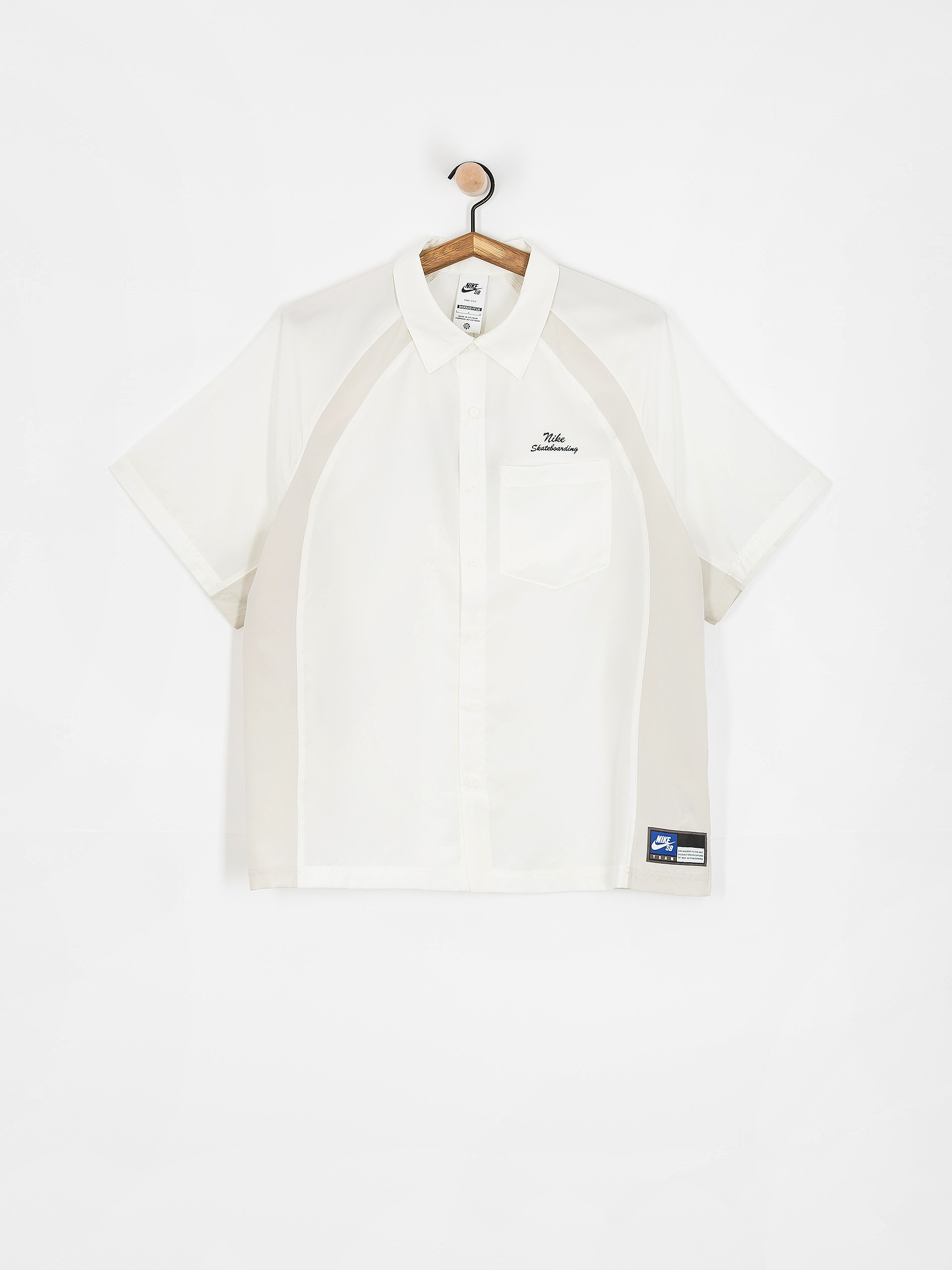 Cămașă Nike SB Dri Fit Bowler2 Woven (sail/light bone/black)