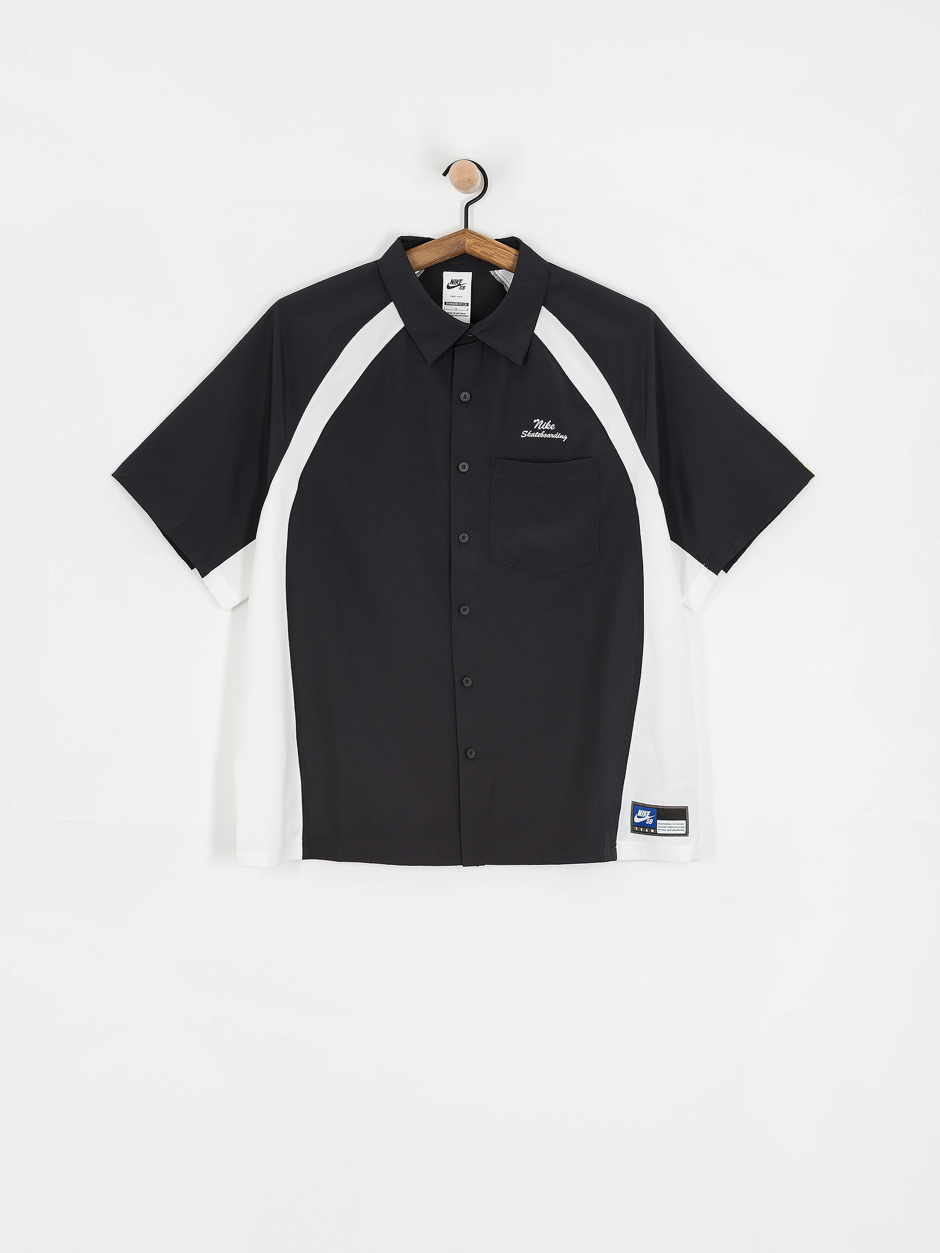 Cămașă Nike SB Dri Fit Bowler2 Woven (black/white/white)