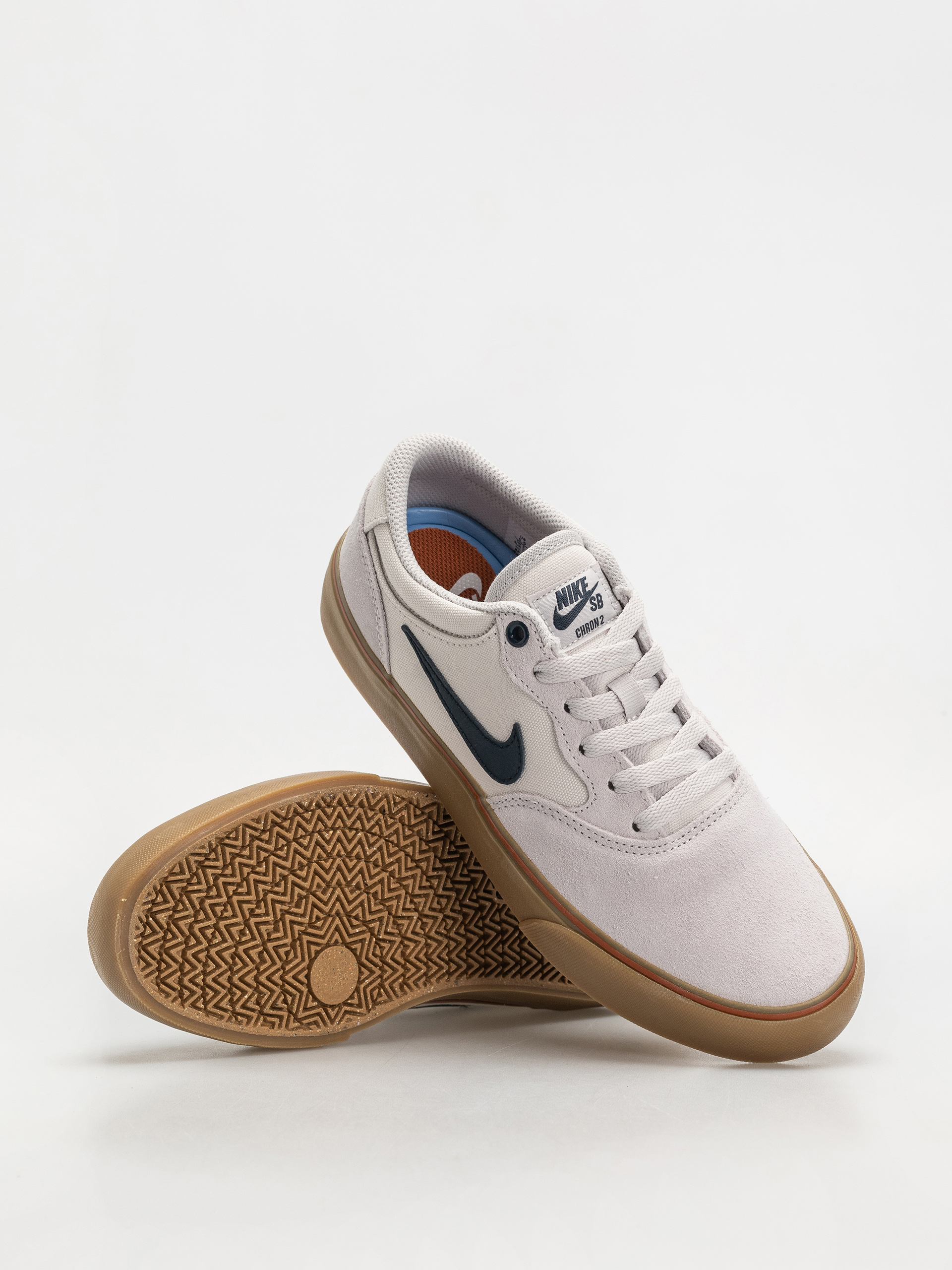 Pantofi Nike SB Chron 2 (vast grey/armory navy dark russet)
