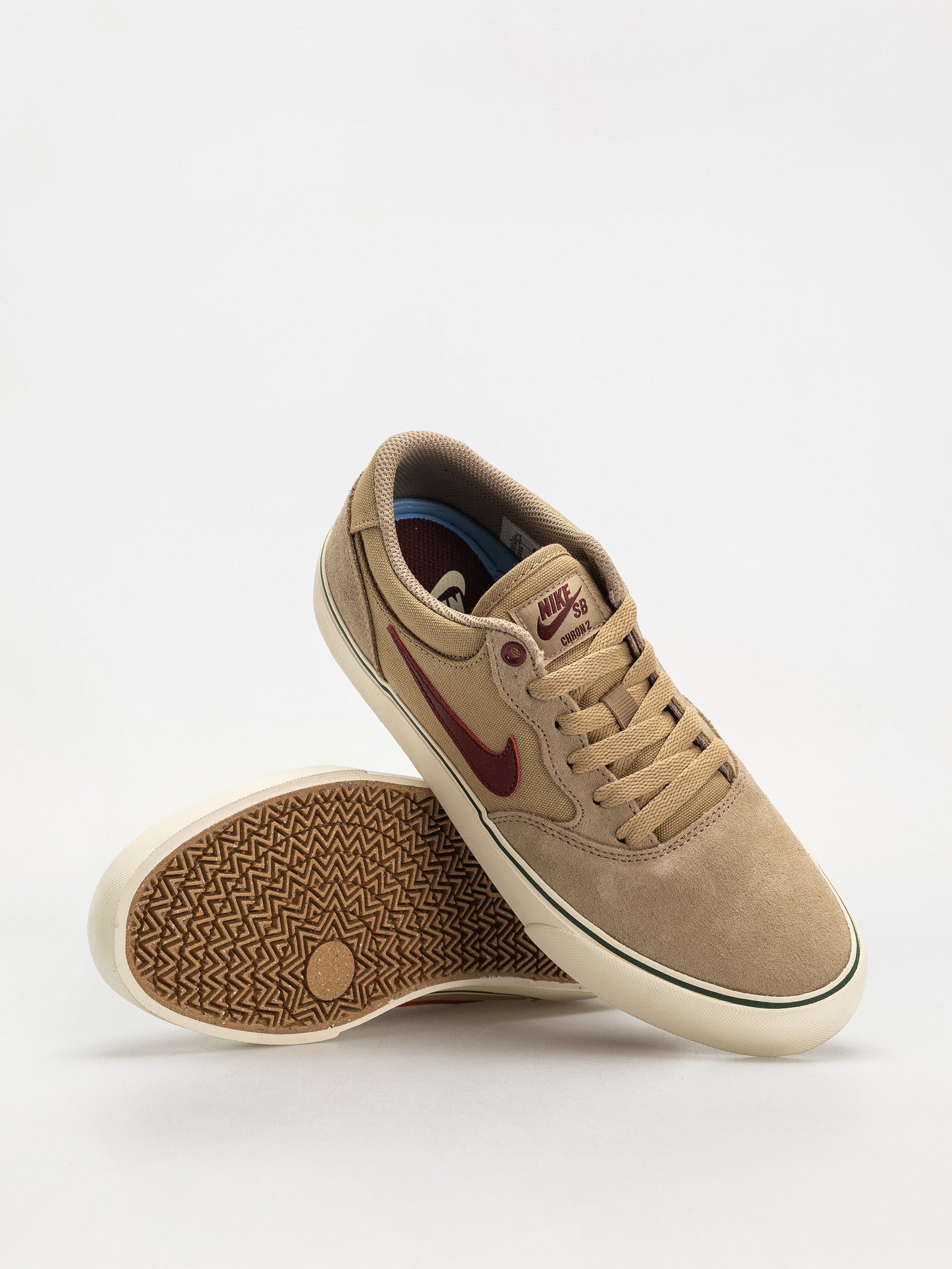 Pantofi Nike SB Chron 2 (parachute beige/dark team red)