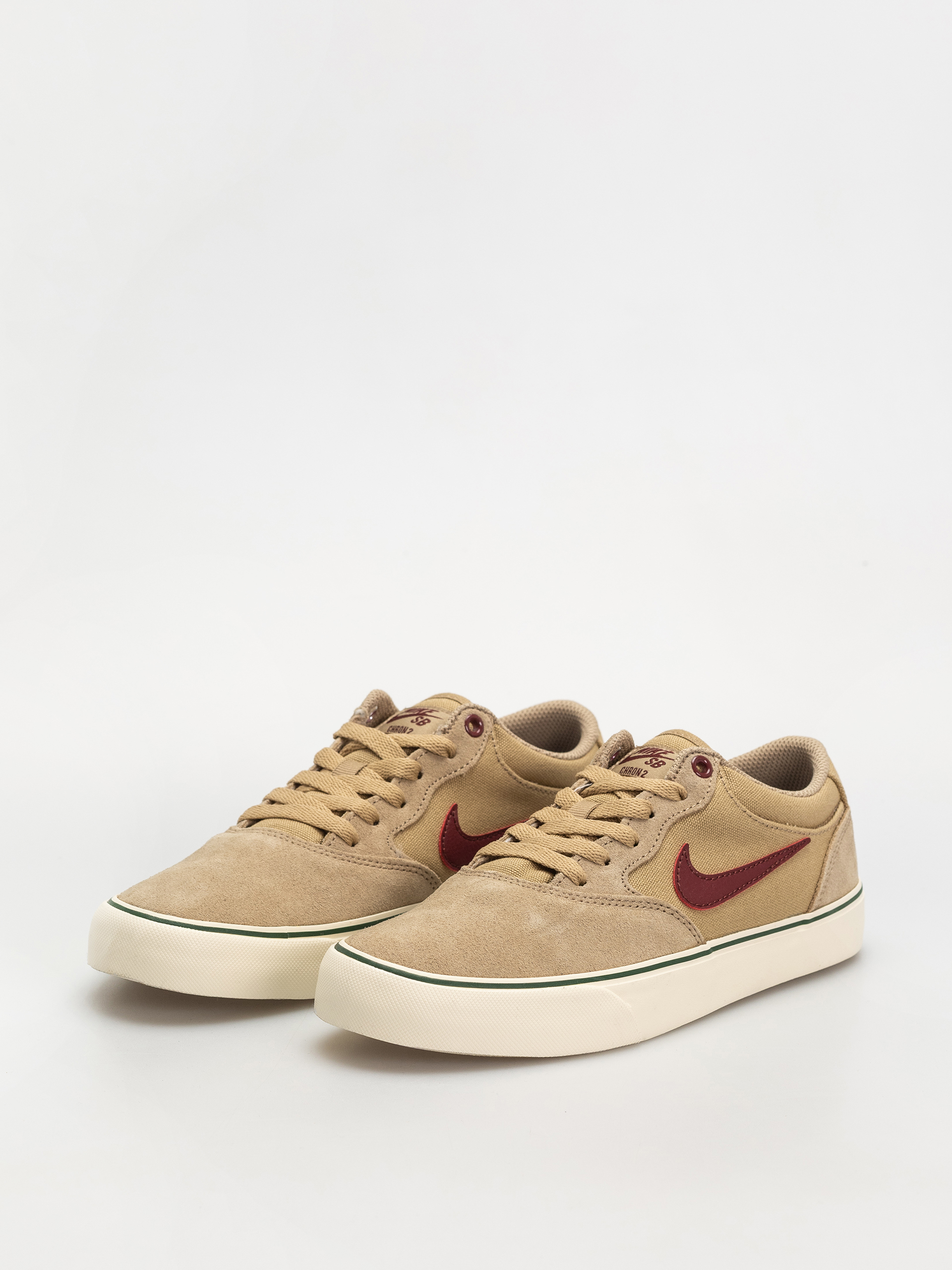 Pantofi Nike SB Chron 2 (parachute beige/dark team red)