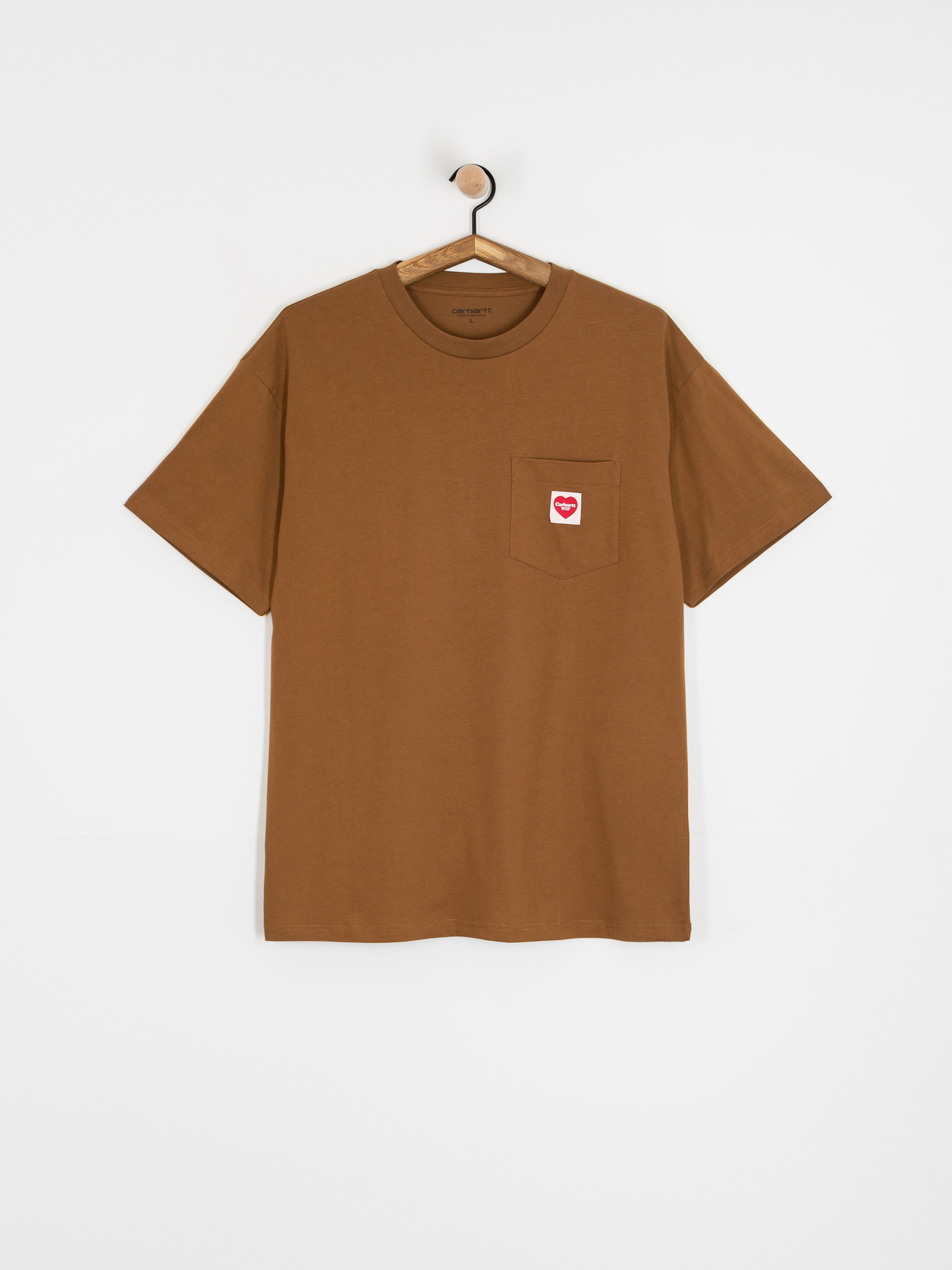 Tricou Carhartt WIP Pocket Heart (hamilton brown)