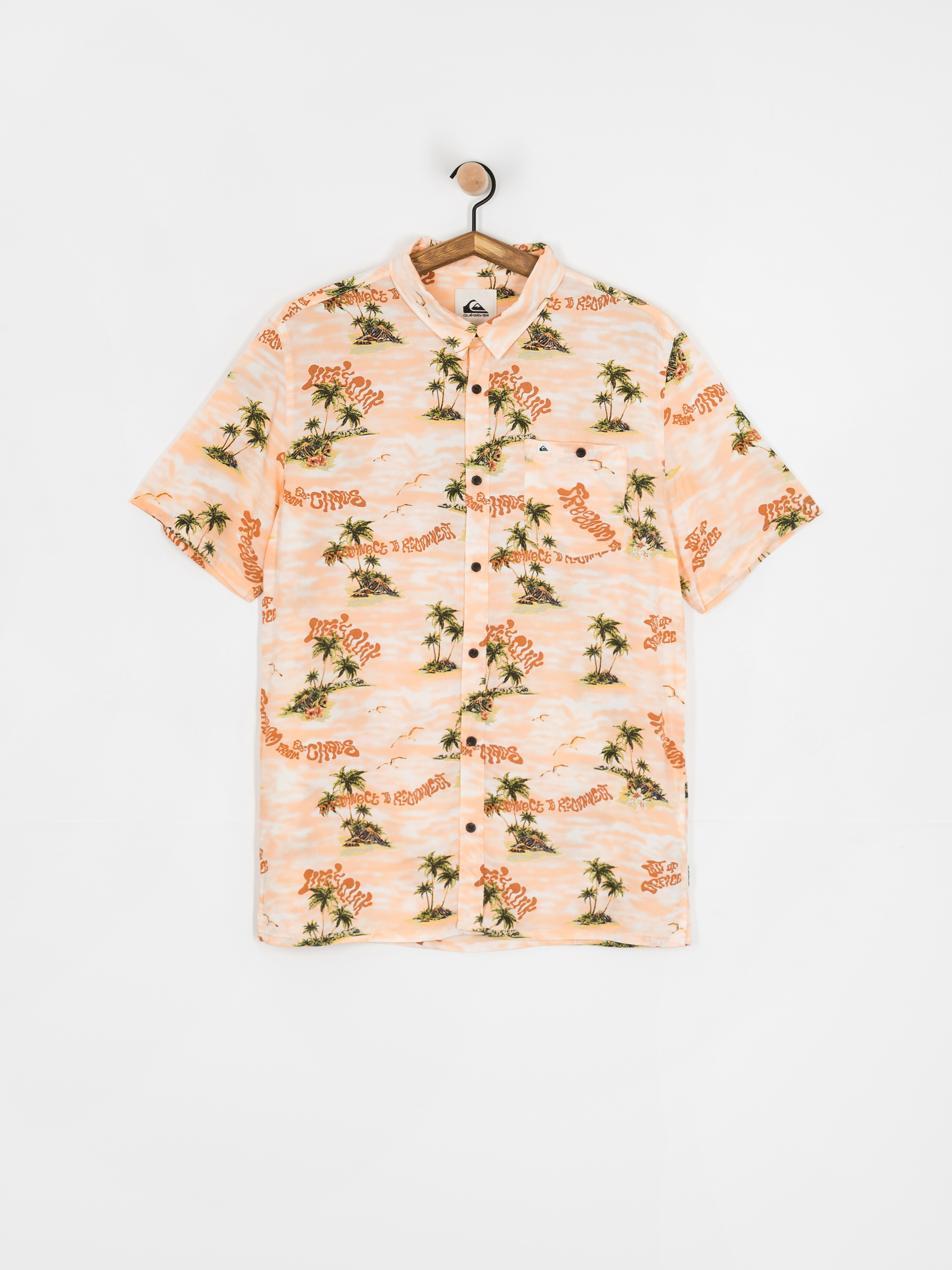 Cămașă Quiksilver Safe Paradise (peach parfait naturama)
