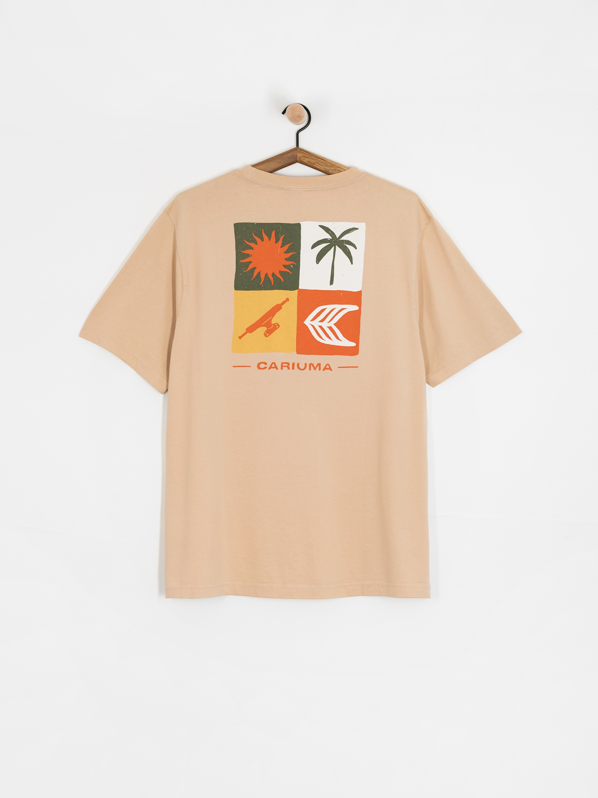 Tricou Cariuma Elements (sand)