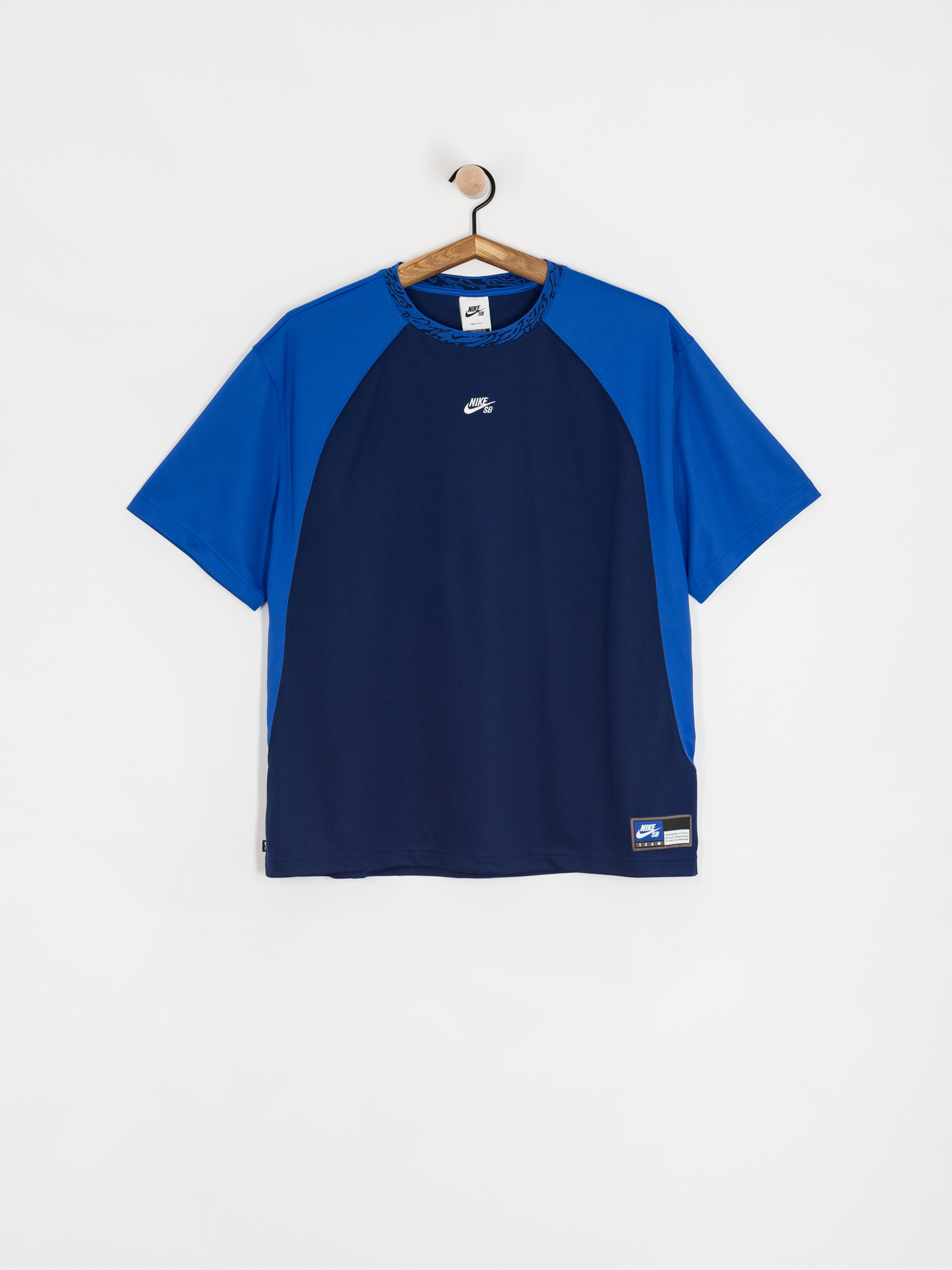 Tricou Nike SB Dri Fit Knit (blue void/game royal/white)
