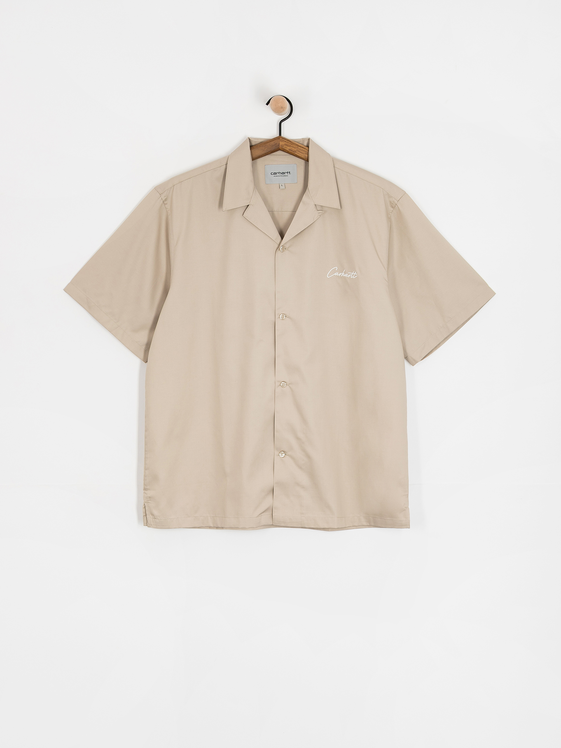 Cămașă Carhartt WIP Delray (fleur de sel/white)