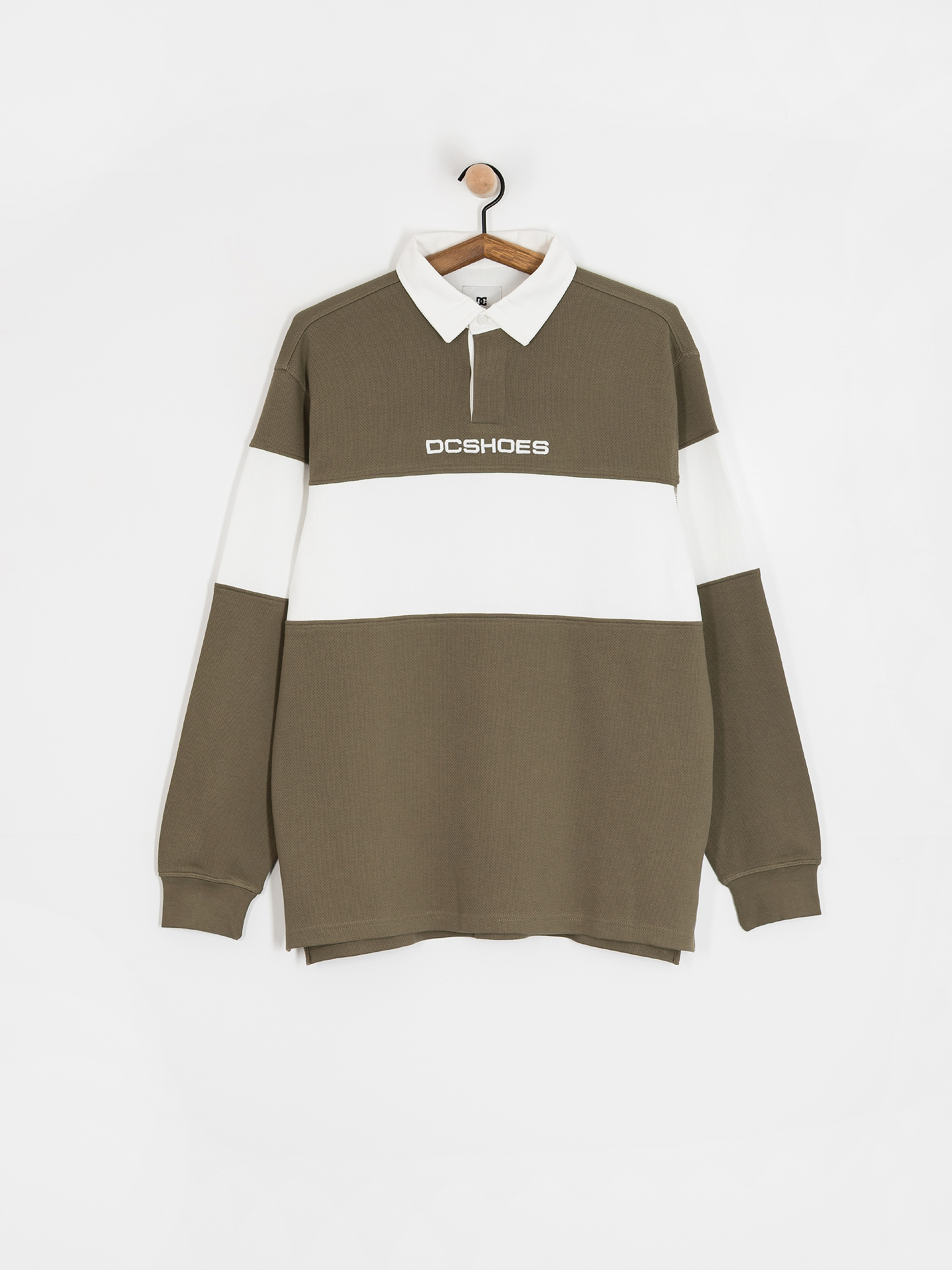 Longsleeve DC Half Time Polo (vetiver)