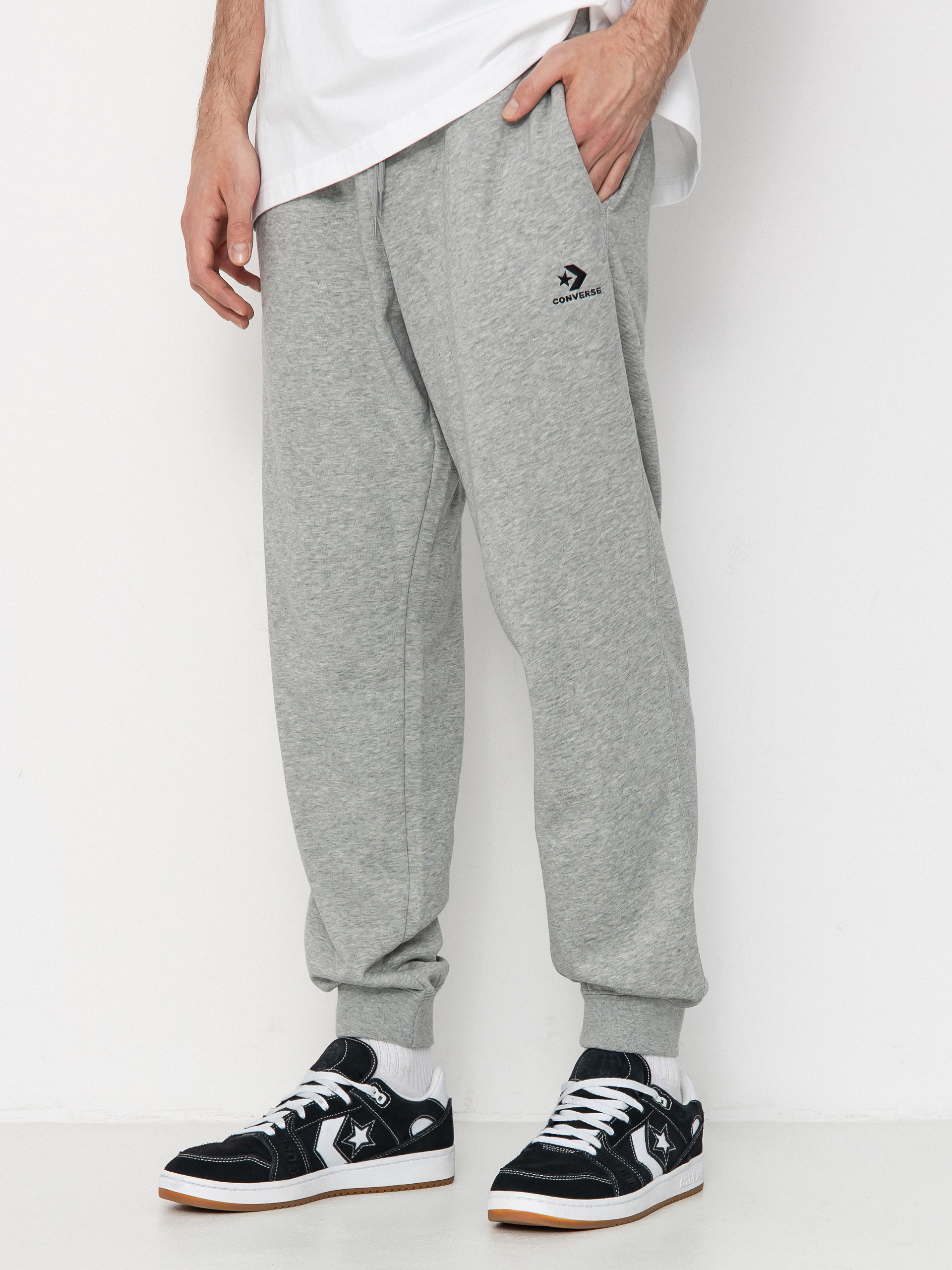 Pantaloni Converse Sc Emb Classic (vintage grey heather)