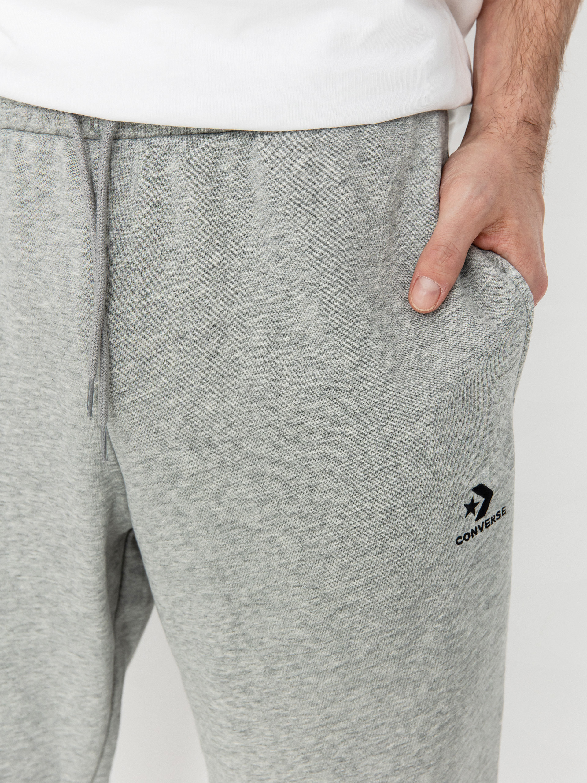 Pantaloni Converse Sc Emb Classic (vintage grey heather)