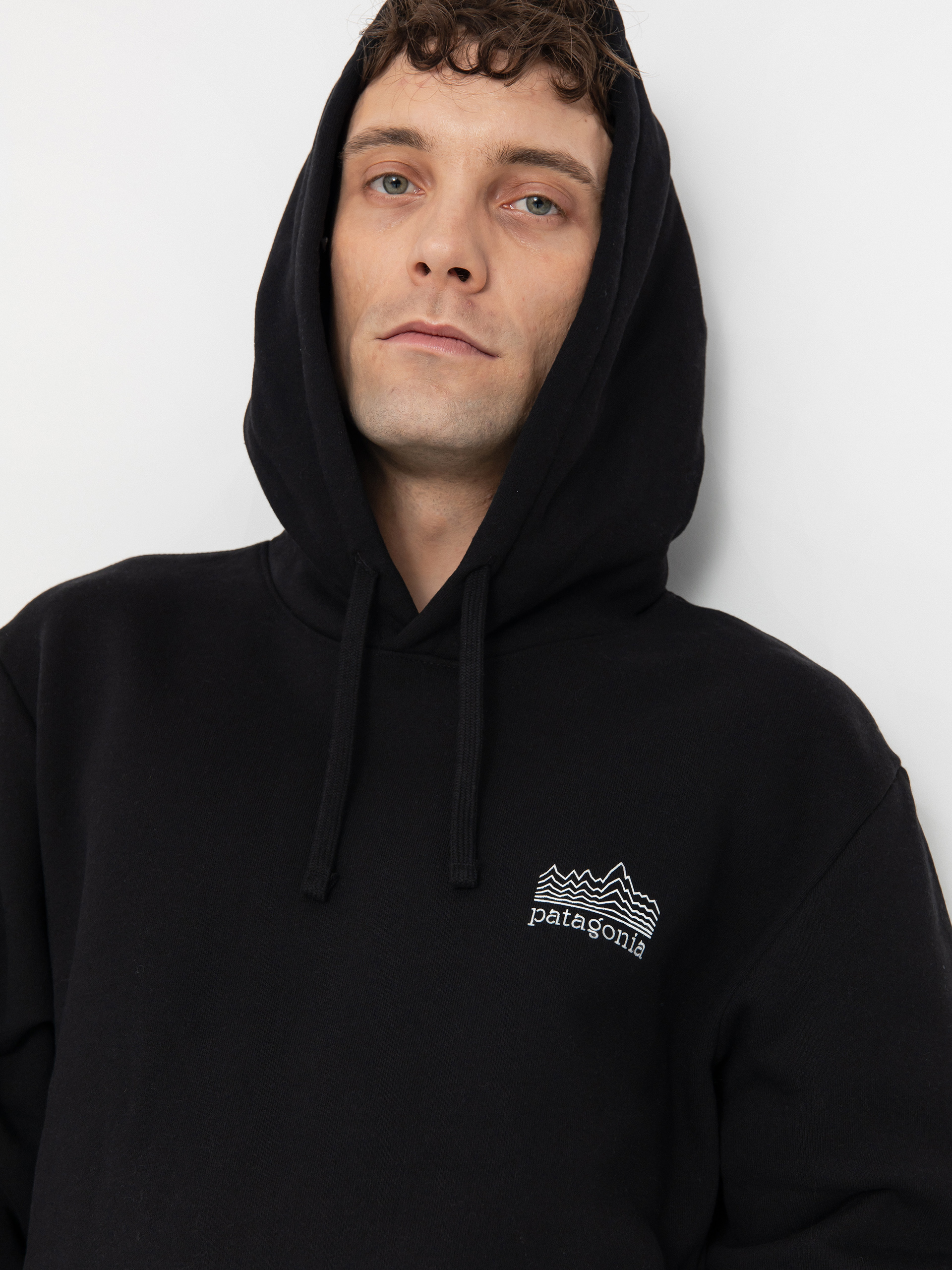 Hanorac cu glugă Patagonia Strataspire Uprisal HD (black)