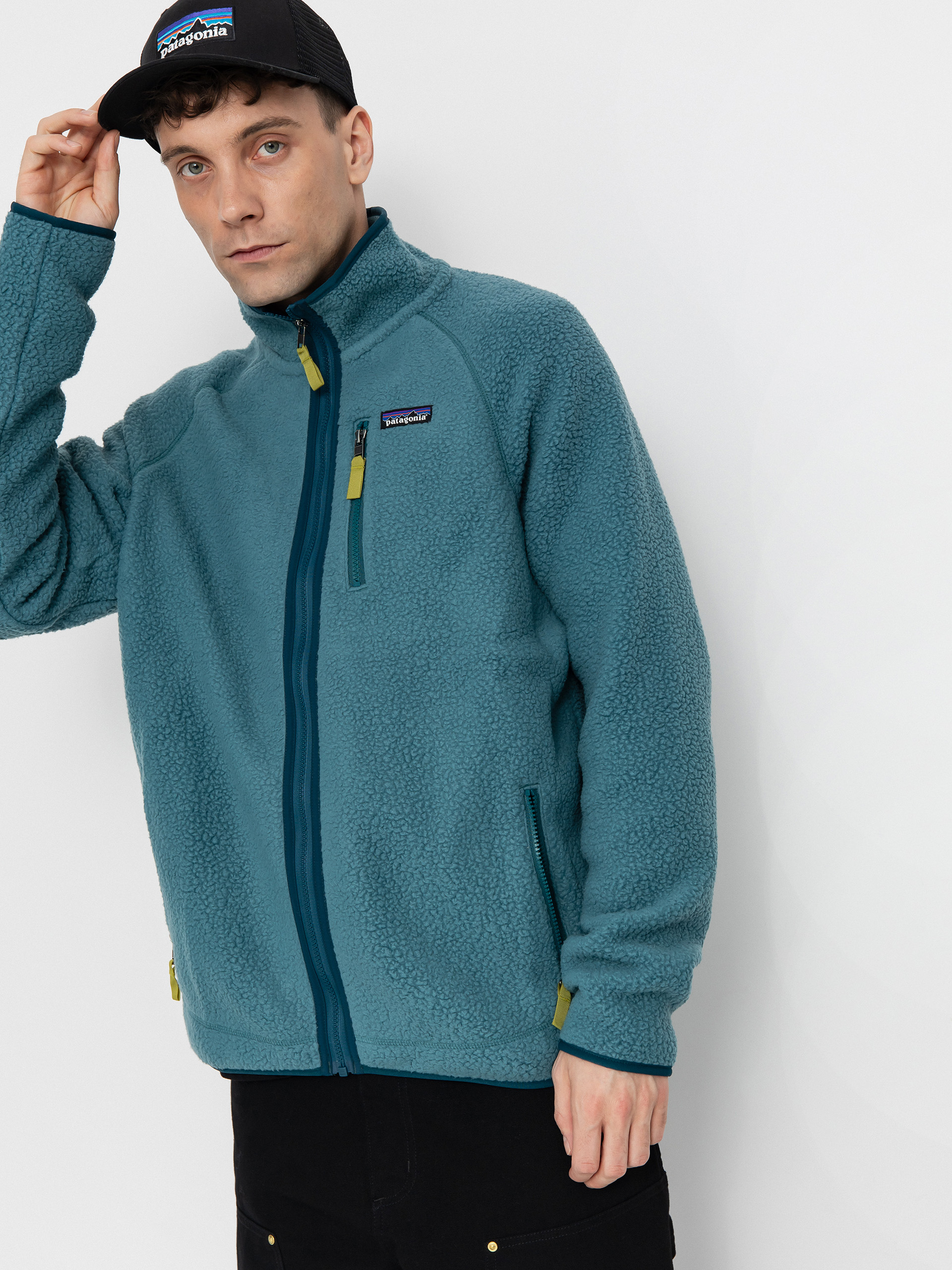 Geacă Patagonia Retro Pile (wetland blue)