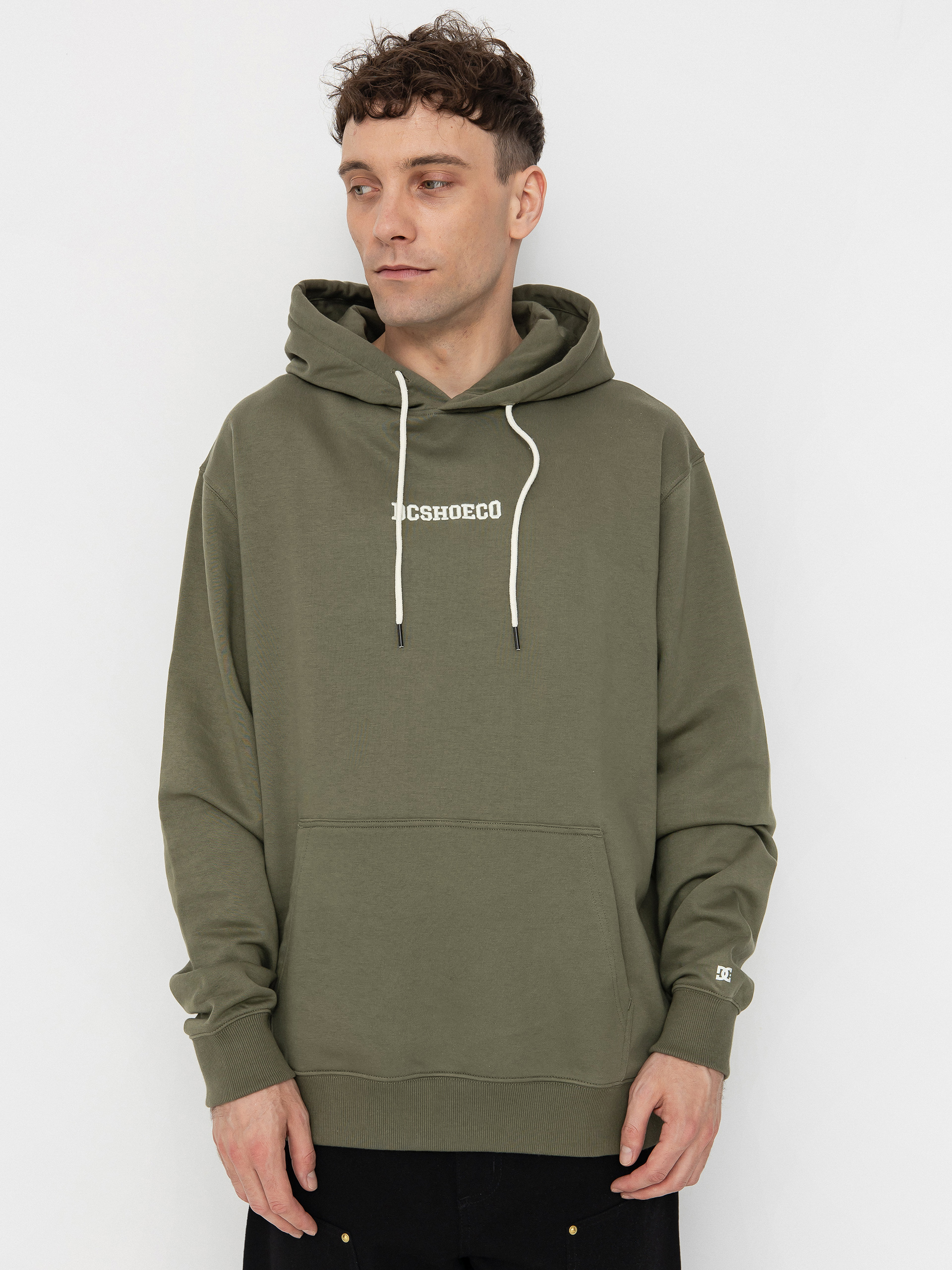 Hanorac cu glugă DC Baseline HD (deep lichen green)