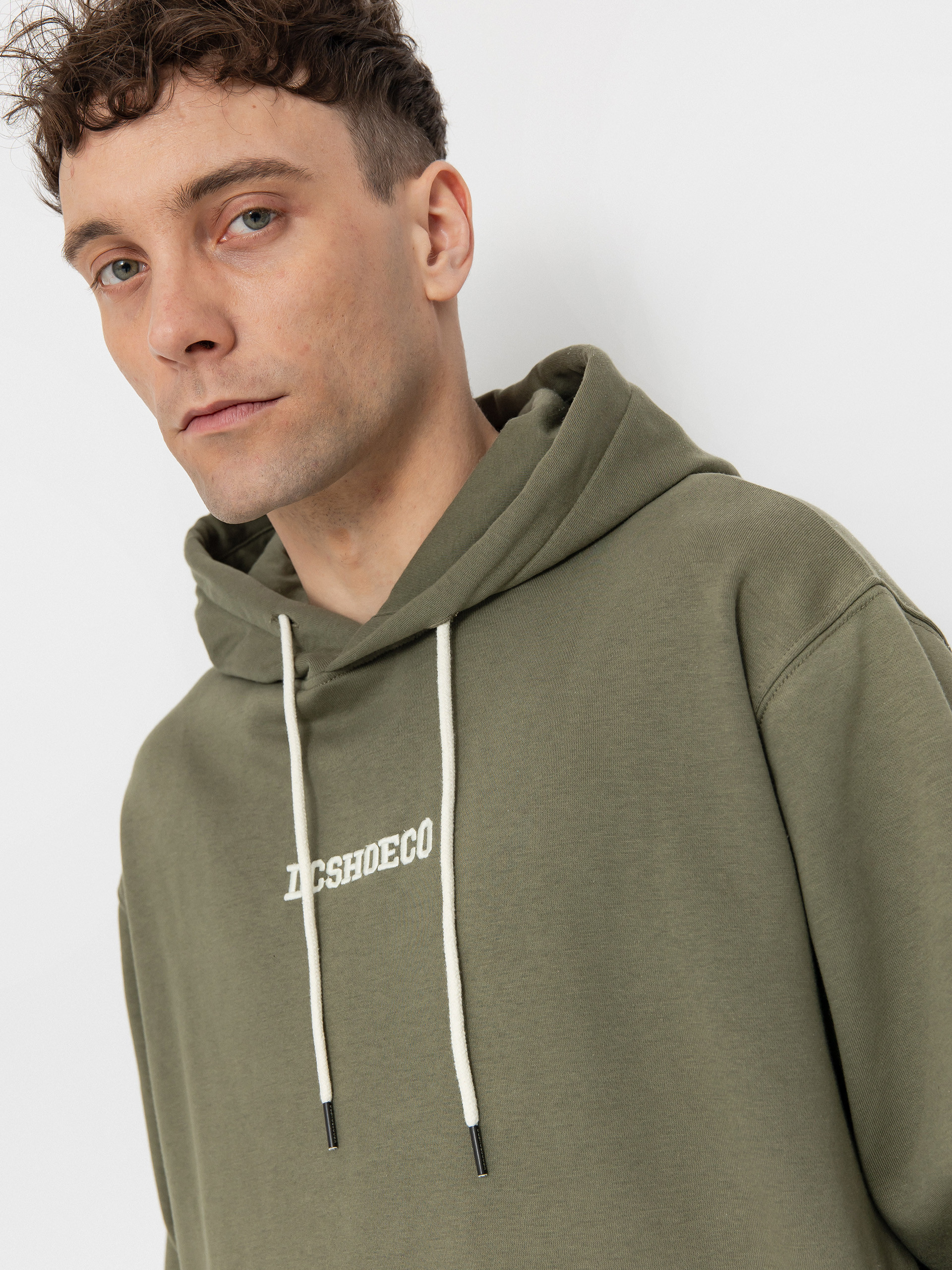Hanorac cu glugă DC Baseline HD (deep lichen green)