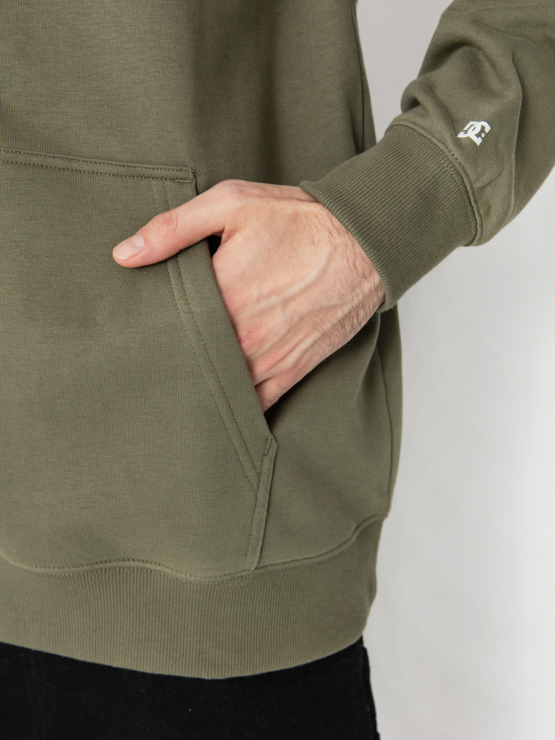 Hanorac cu glugă DC Baseline HD (deep lichen green)