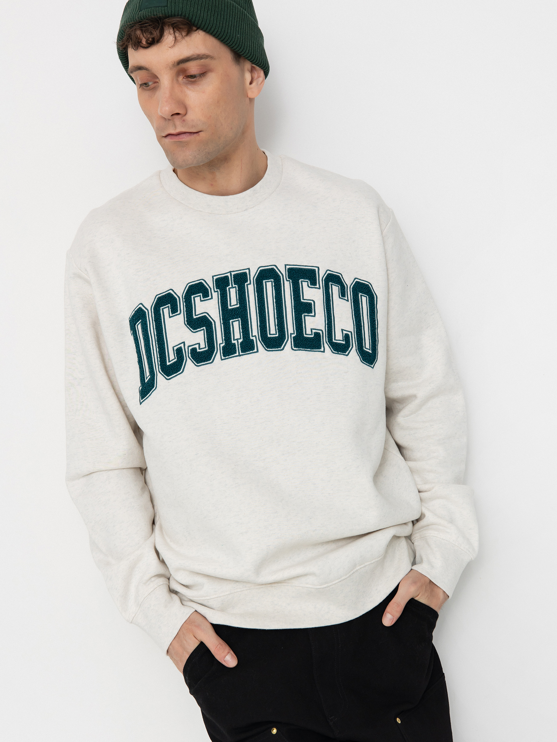 Hanorac DC Varsity Crew (snow heather)