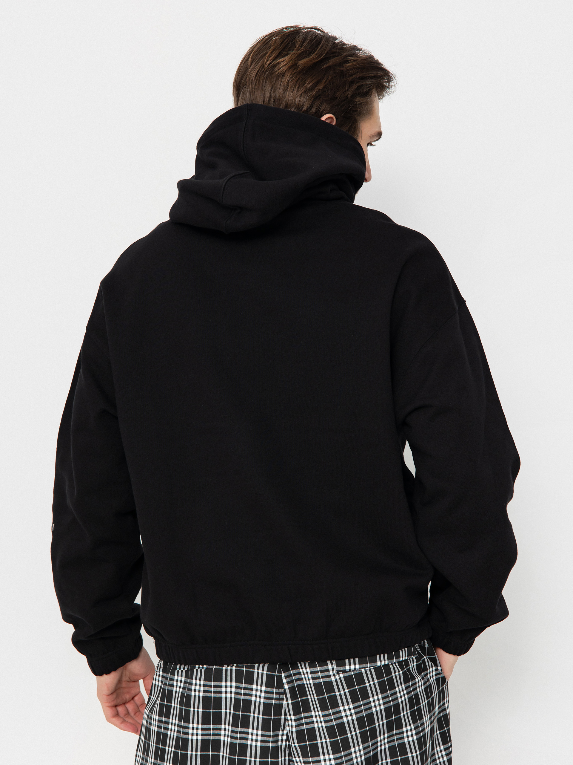 Hanorac cu glugă Wasted Paris Yard Boxy HD (black)