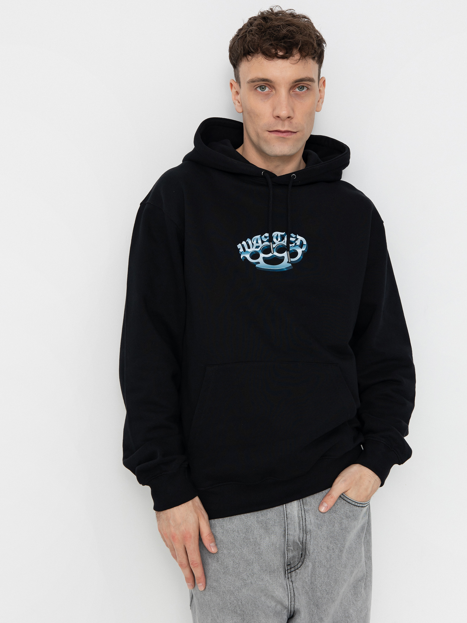 Hanorac cu glugă Wasted Paris Knuckles HD (black)
