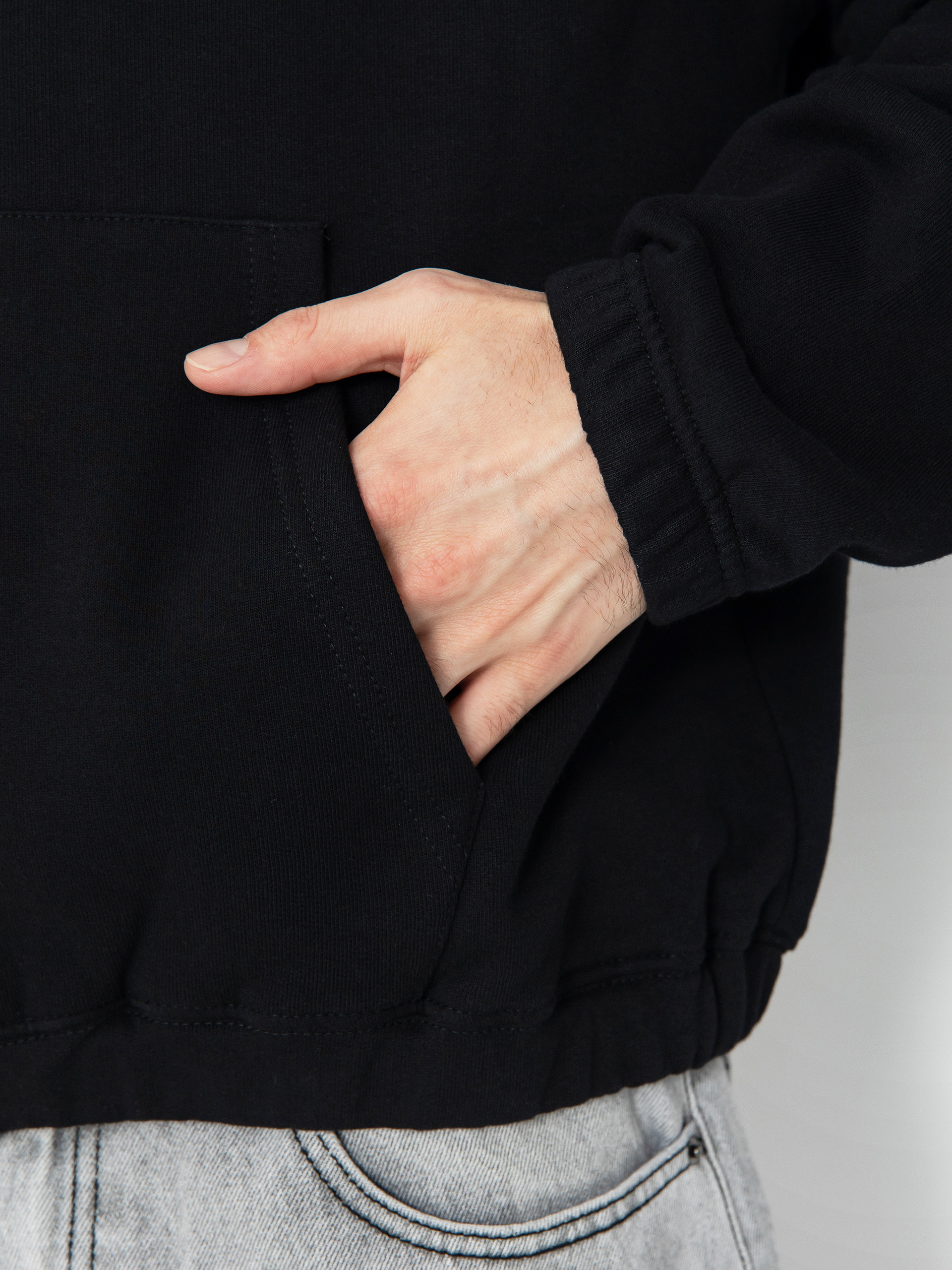 Hanorac cu glugă Wasted Paris Kingdom Curve Destroy Boxy ZHD (black)