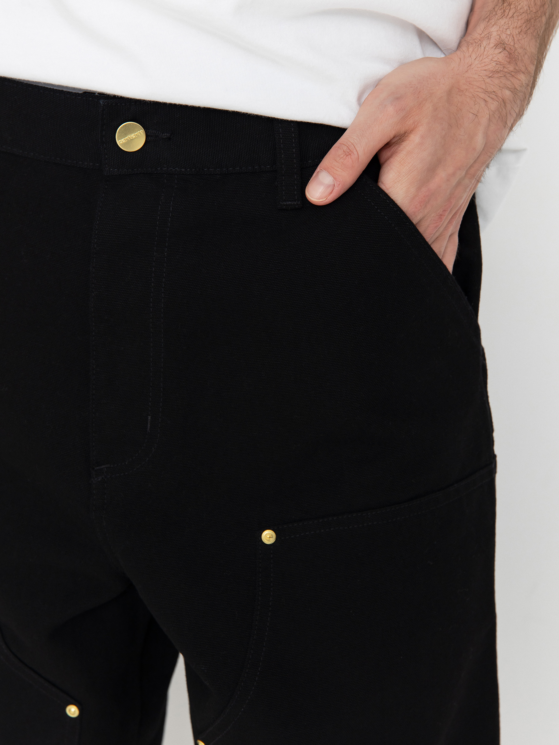 Pantaloni Carhartt WIP Double Knee (black)