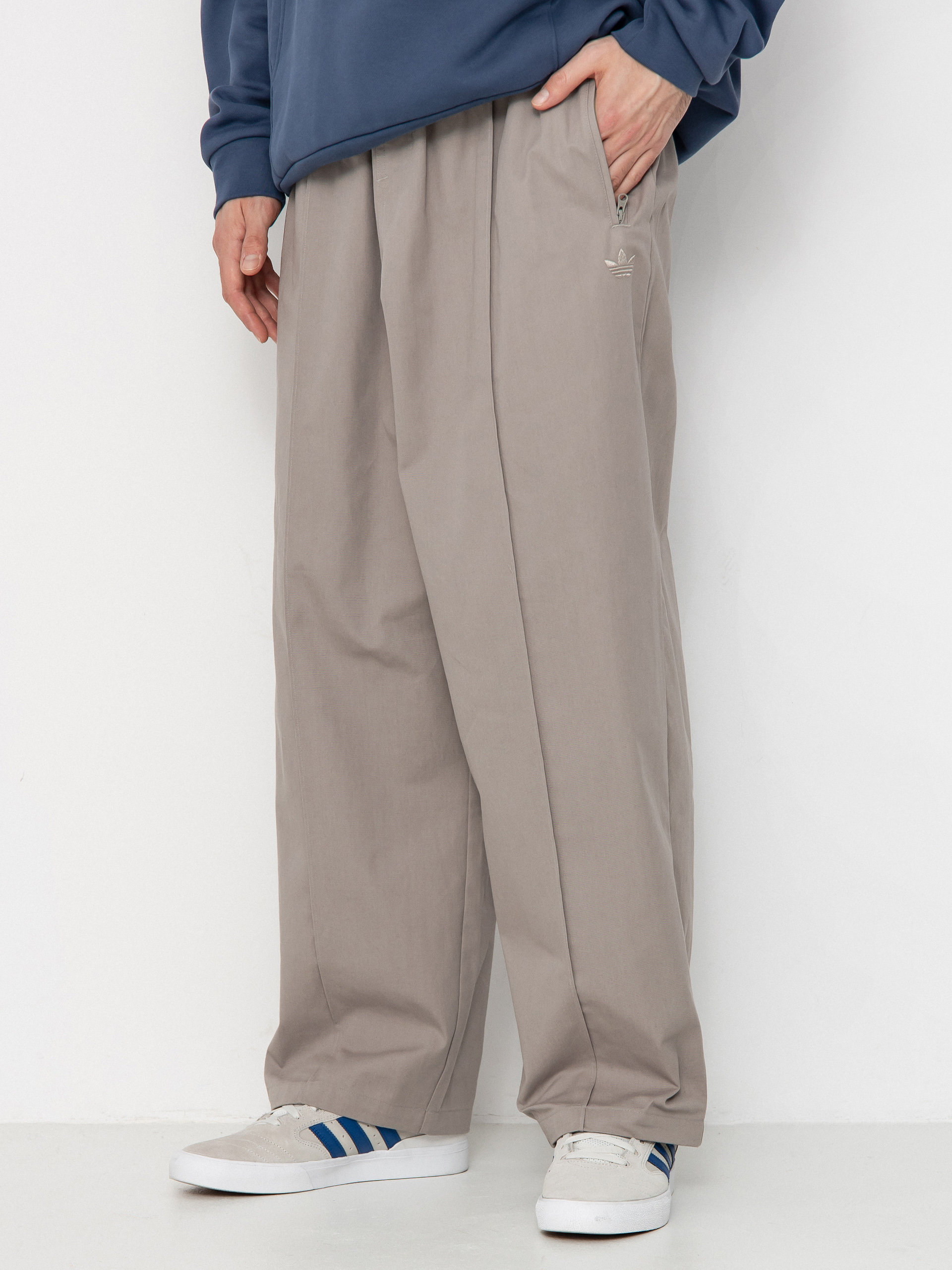 Pantaloni adidas Pintuck (putbei)
