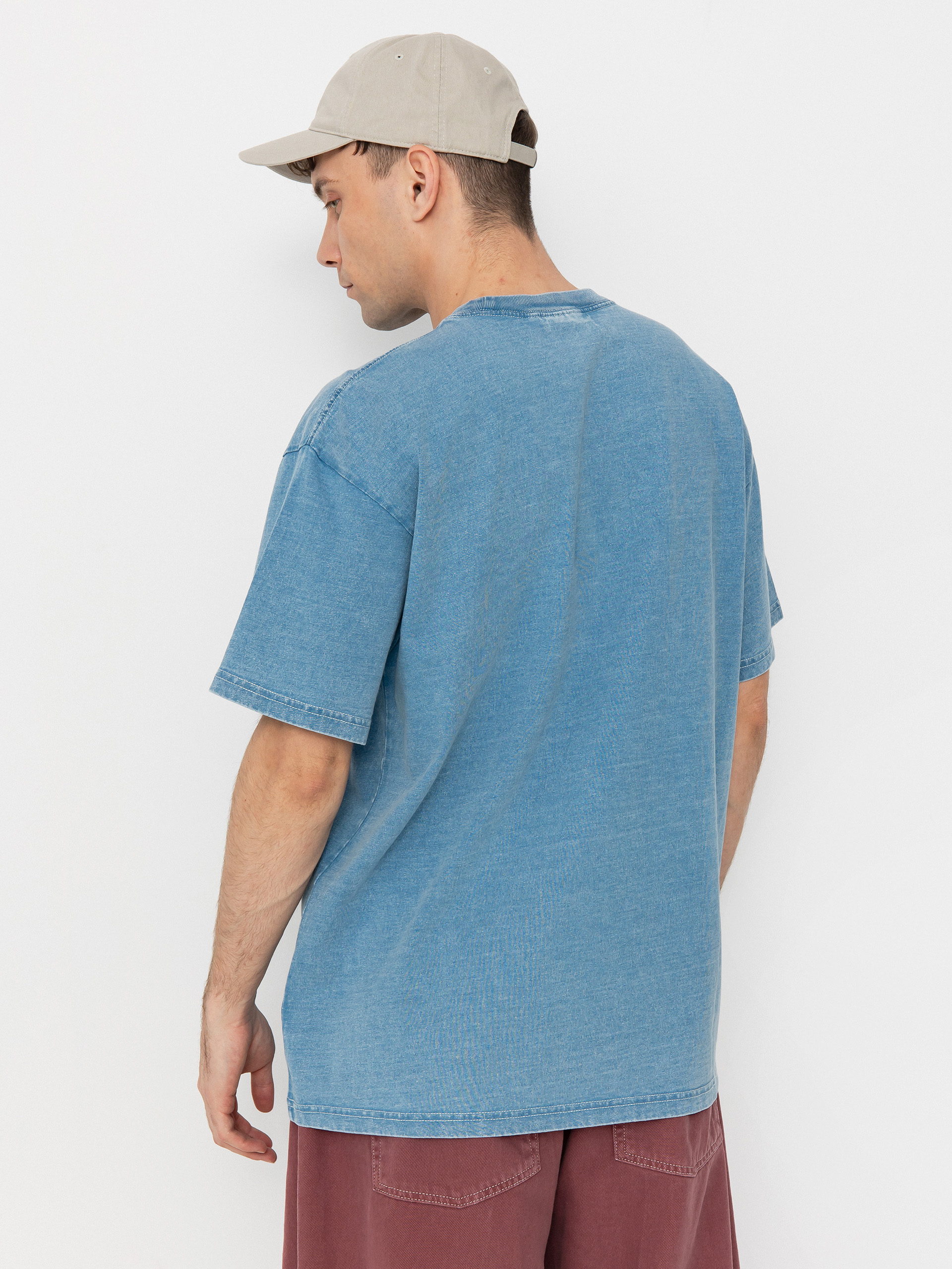 Tricou Carhartt WIP Ingo Pocket (light blue)
