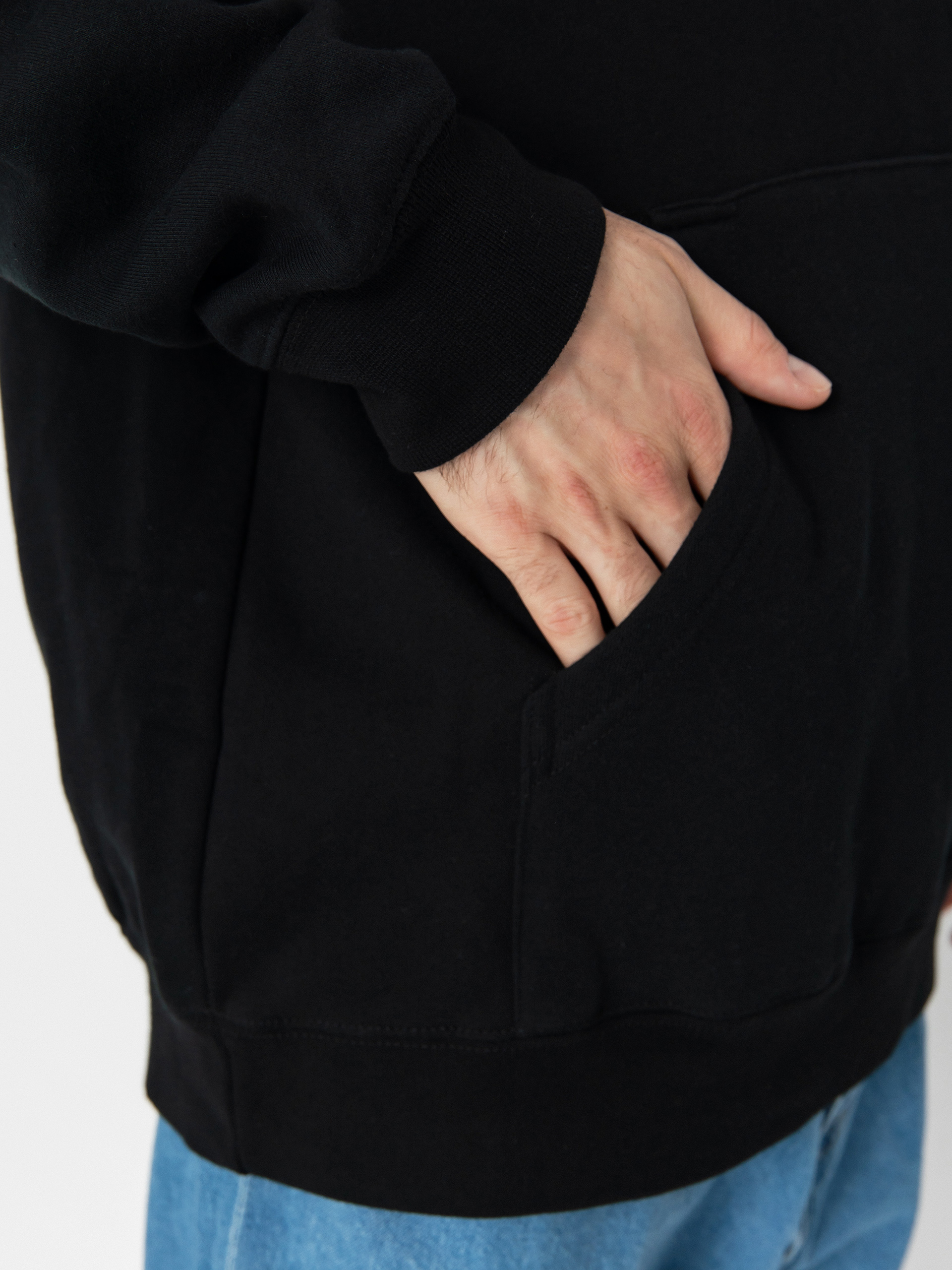 Hanorac cu glugă Spitfire Cherry Bloosom HD (black)