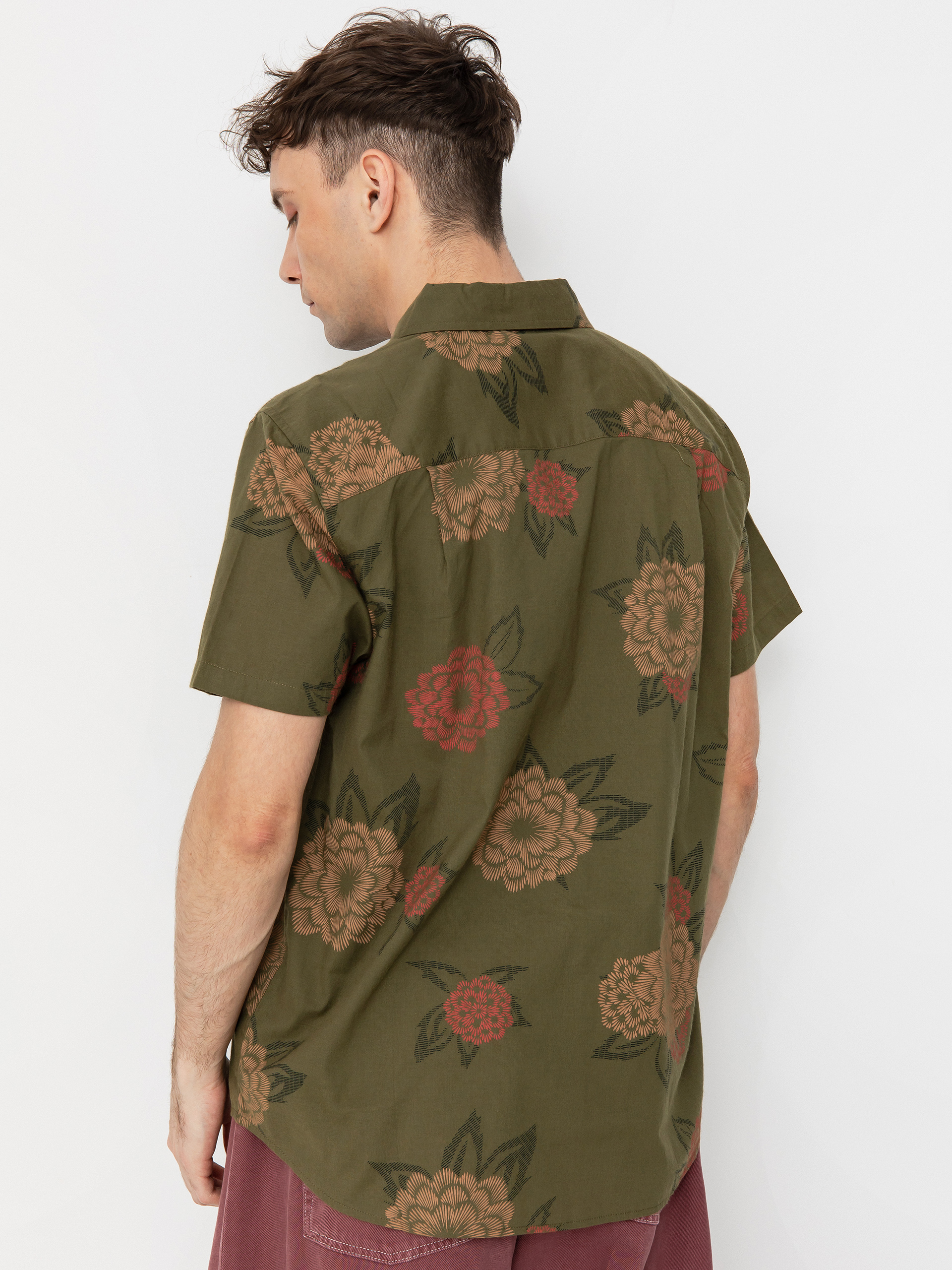 Cămașă Brixton Charter Print (ivy green/painterly floral)