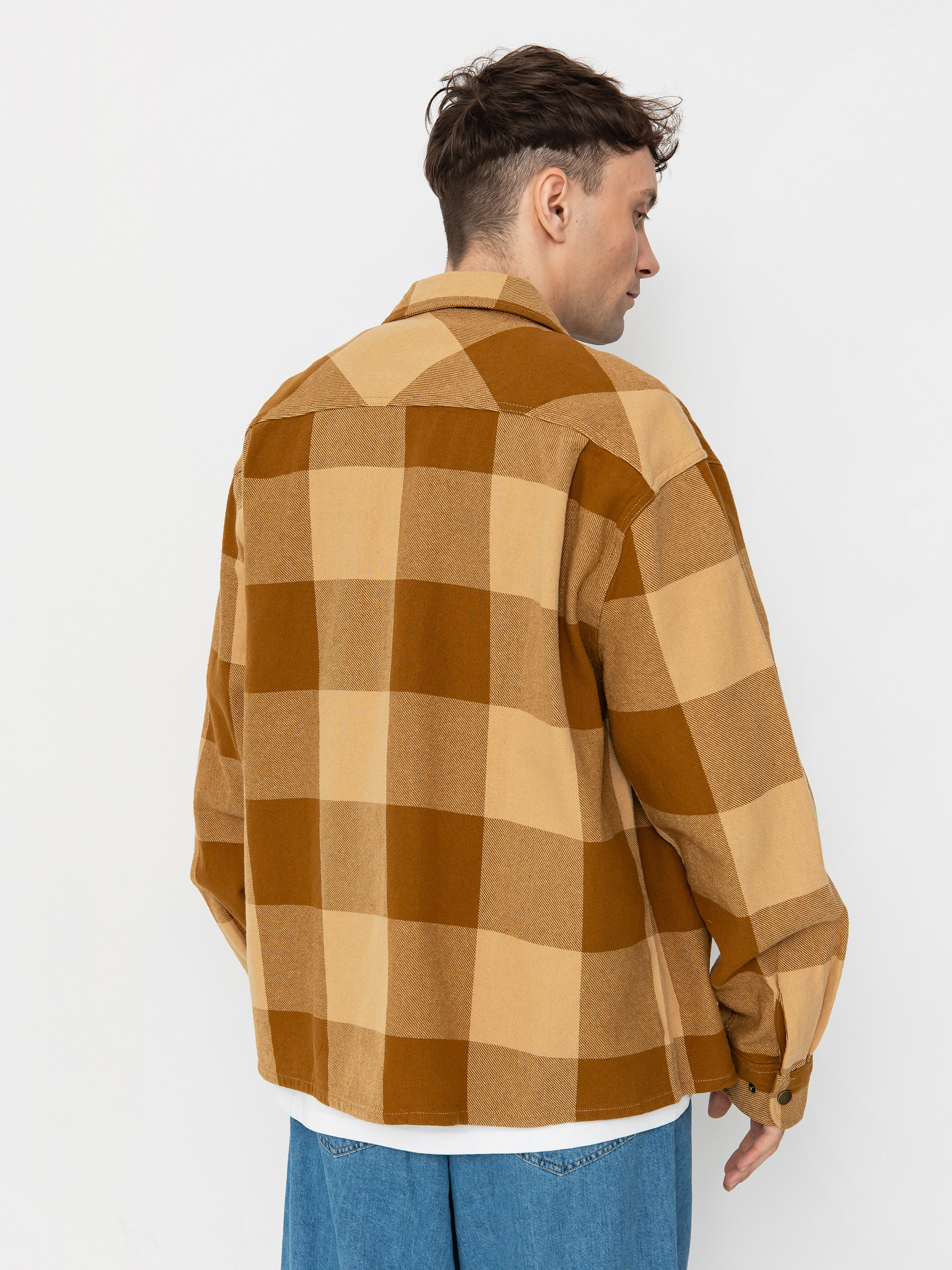 Cămașă Brixton Selden Flannel (washed copper/curry buffalo)