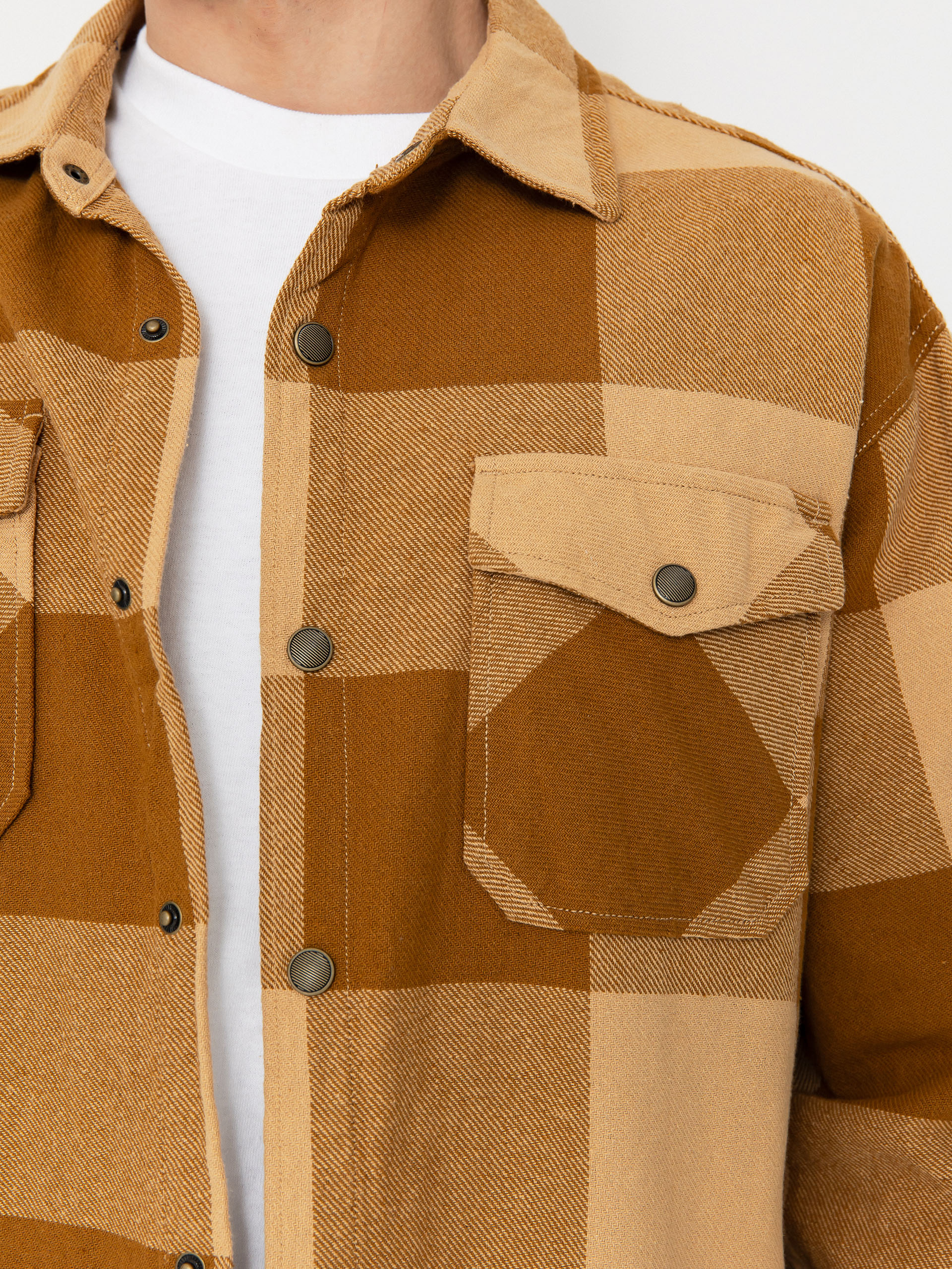 Cămașă Brixton Selden Flannel (washed copper/curry buffalo)