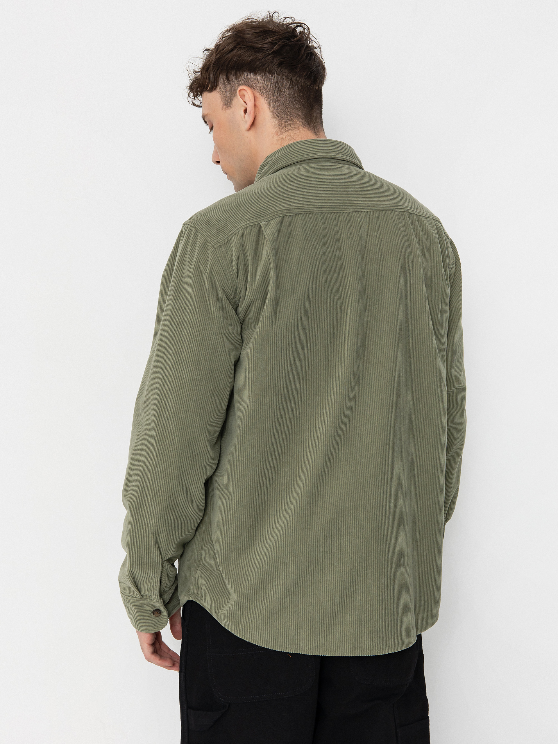 Cămașă Brixton The Field Corduroy Overshirt (military olive)