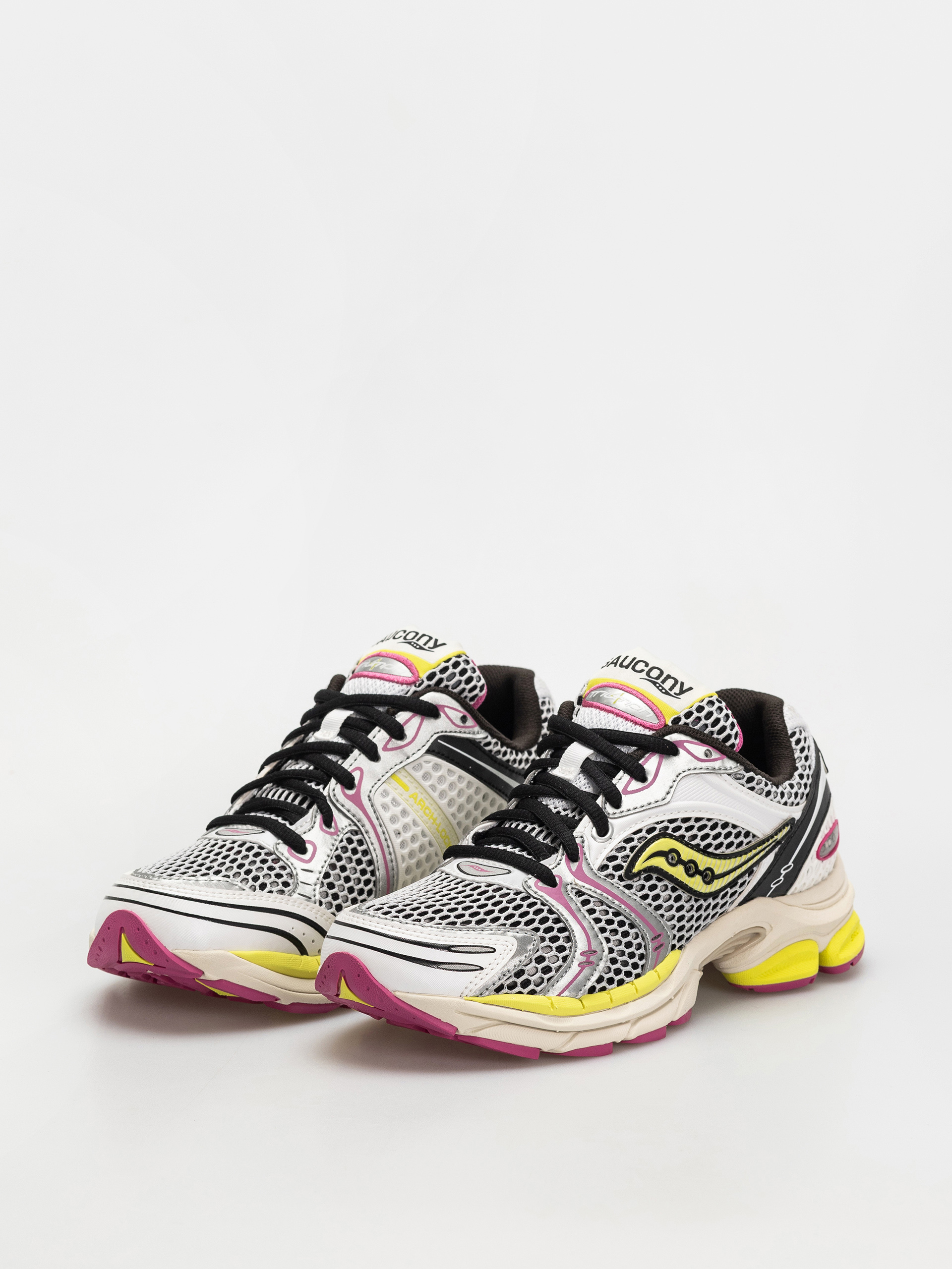 Pantofi Saucony Progrid Triumph 4 (white/fluo)