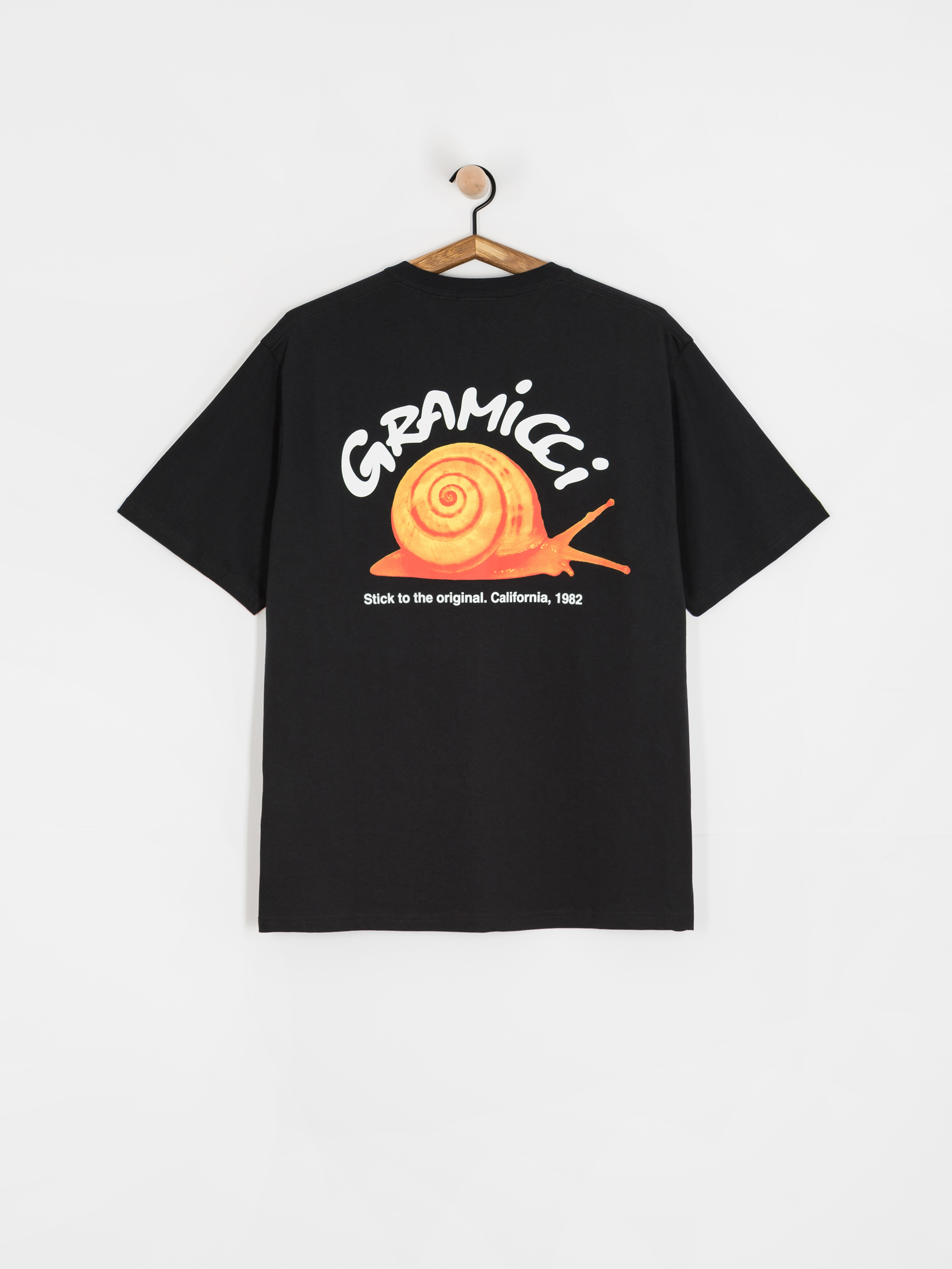 Tricou Gramicci Snail (vintage black)
