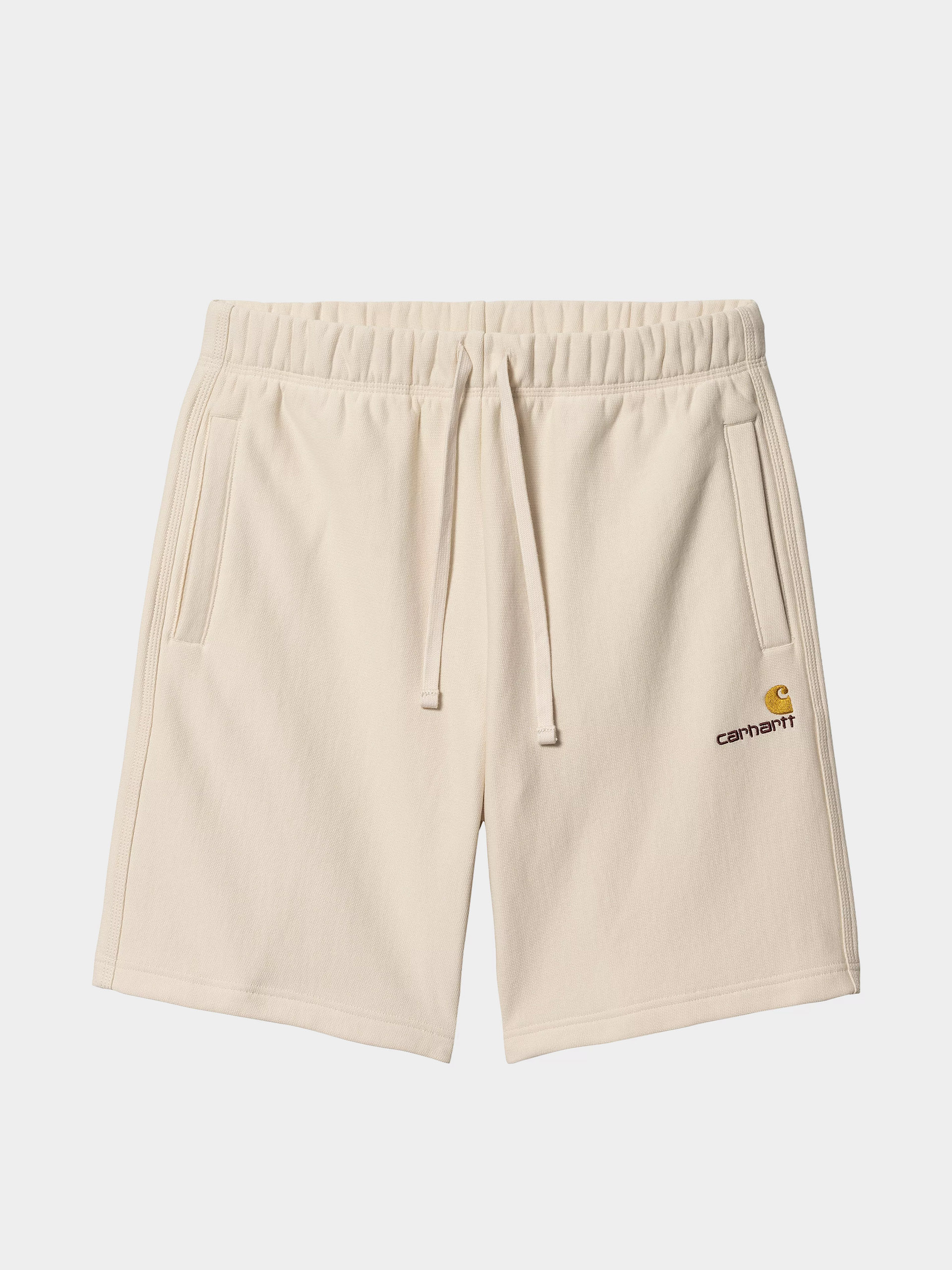 Pantaloni scurți Carhartt WIP American Script (natural)