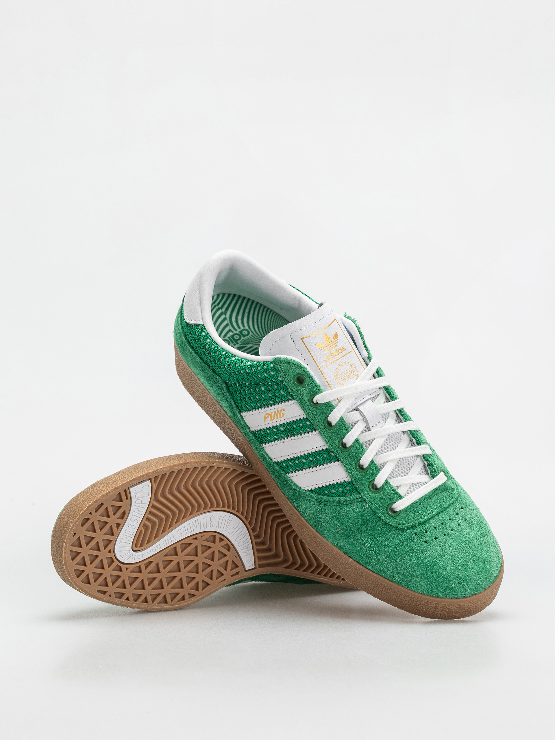 Pantofi adidas Puig Indoor (green/ftwwht/gum4)