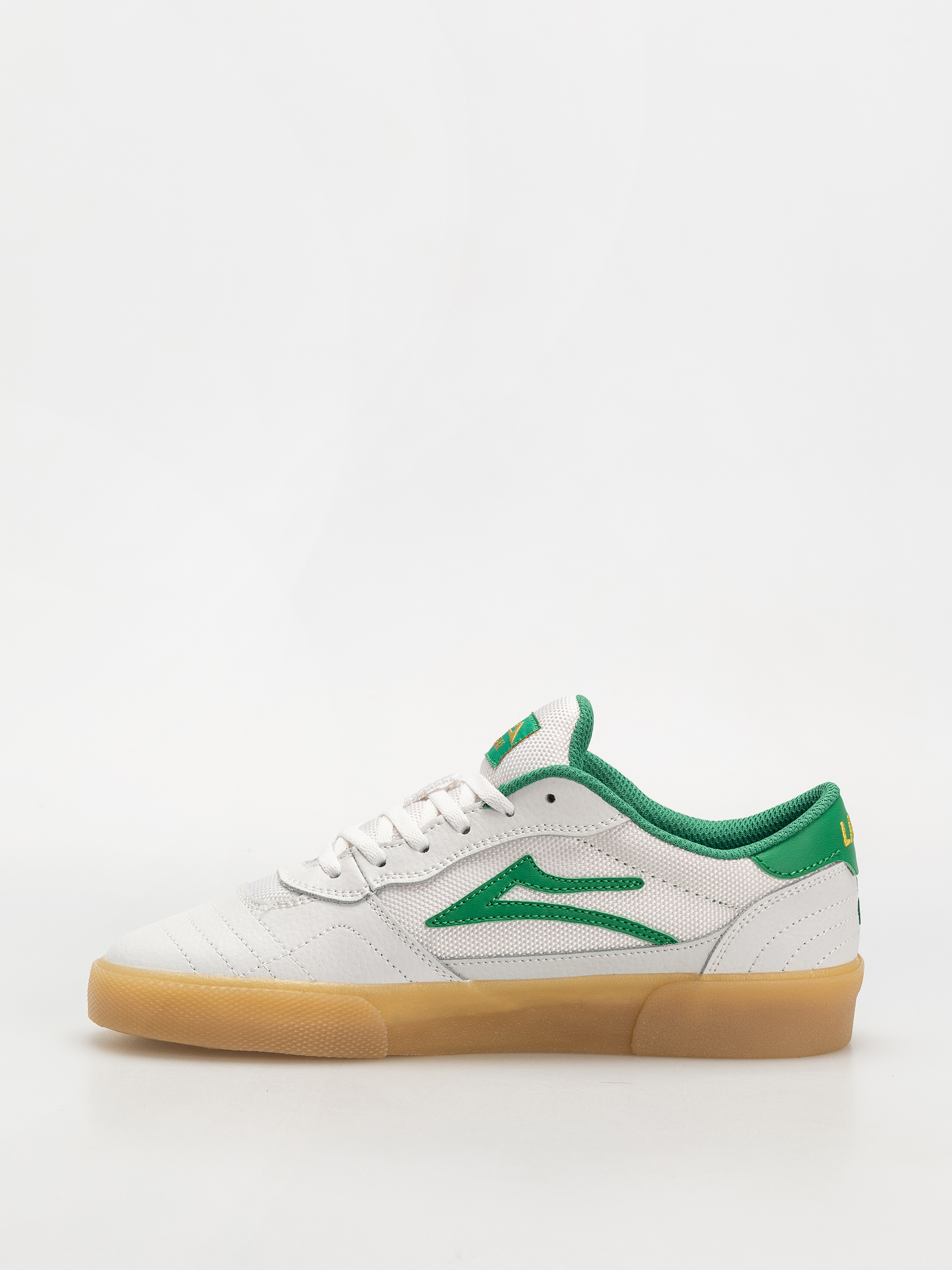 Pantofi Lakai Cambridge (white/green/leather)