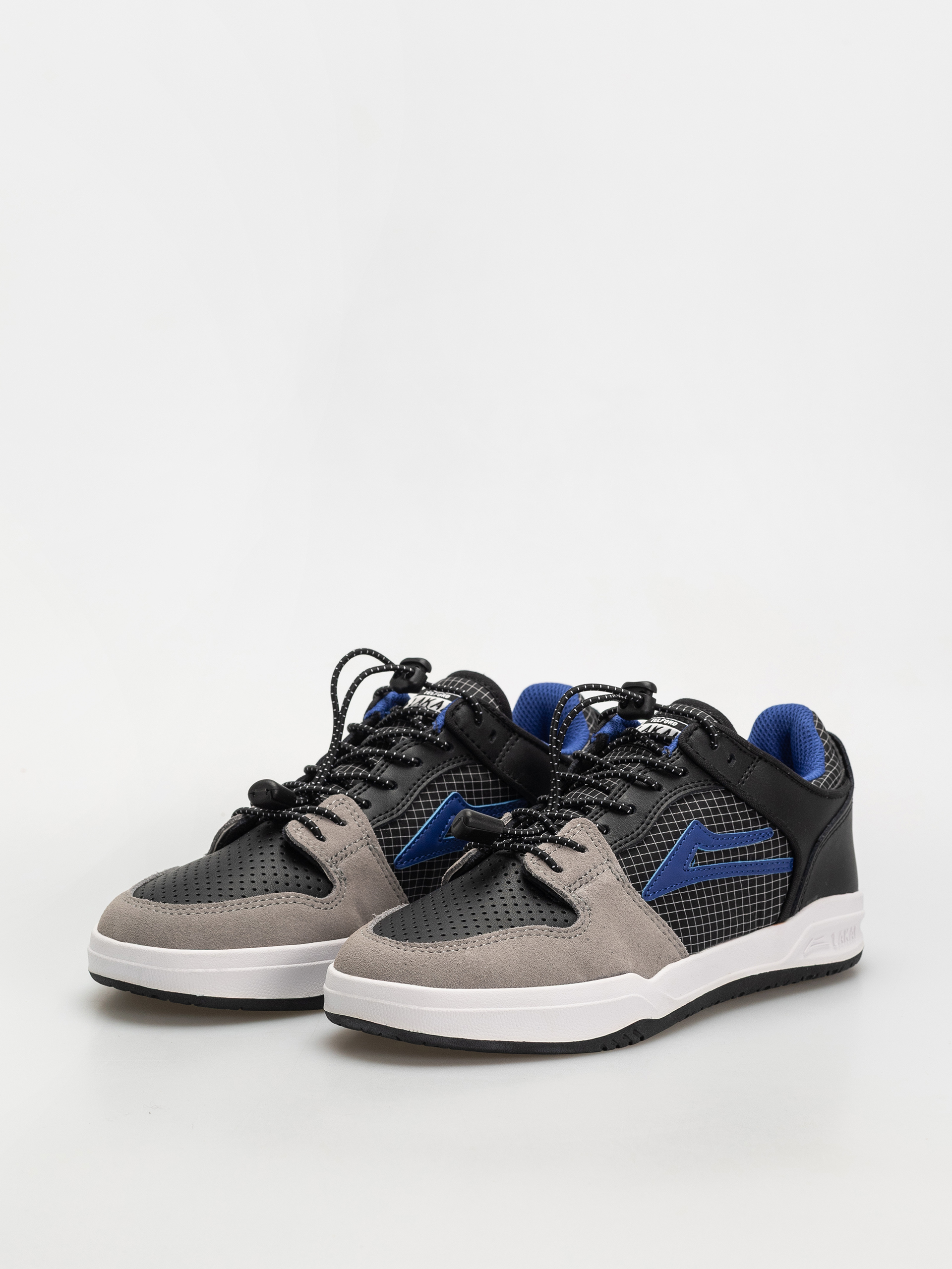 Pantofi Lakai Telford Low (black/tech/suede)