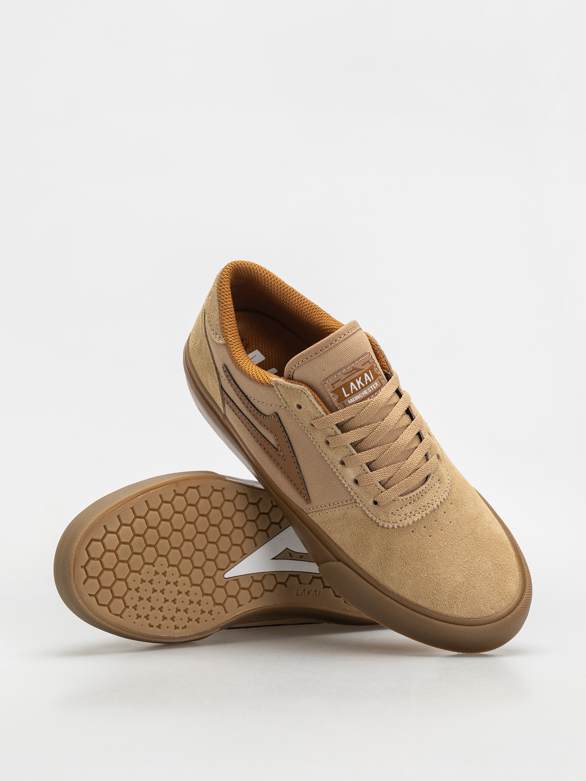 Pantofi Lakai Manchester (tan/gum/suede)