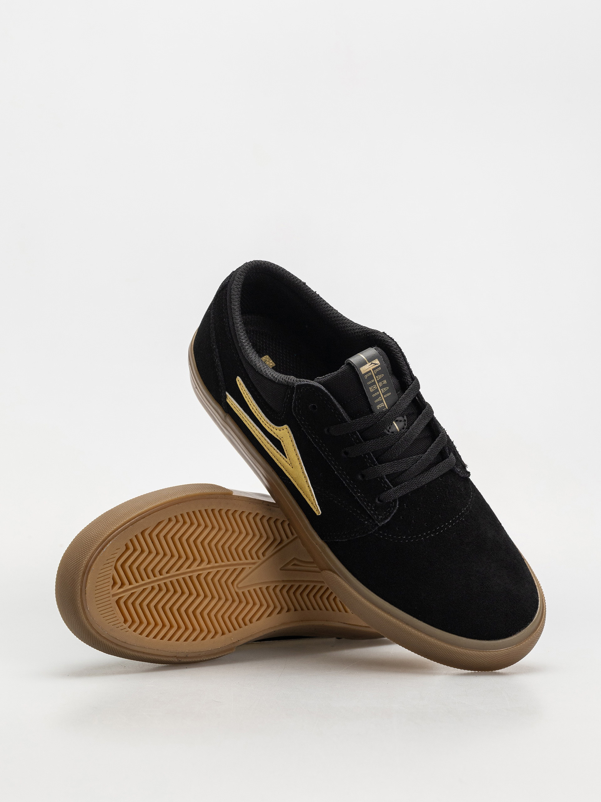 Pantofi Lakai Griffin (black/gold/suede)