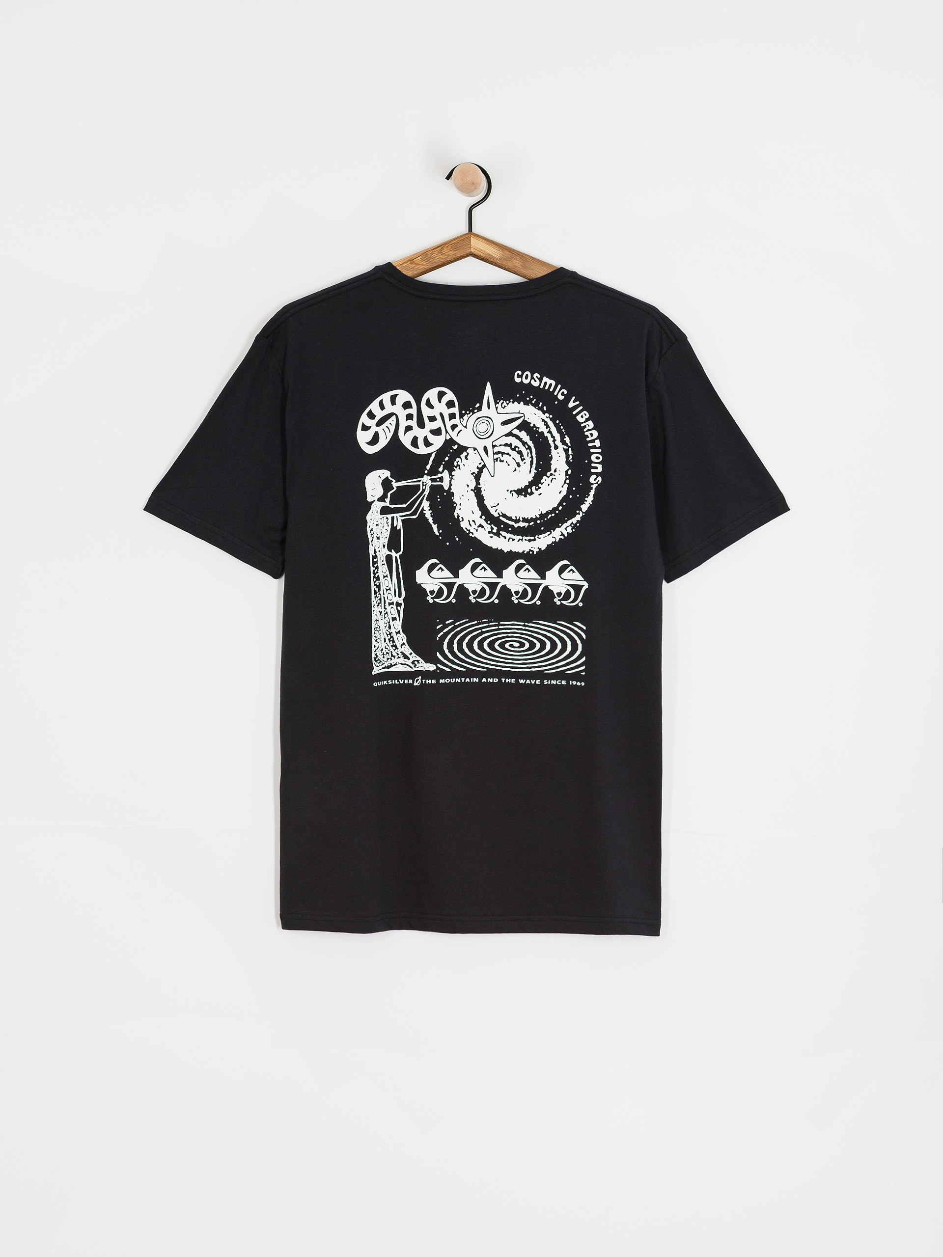 Tricou Quiksilver Cosmic Vibrations (black)
