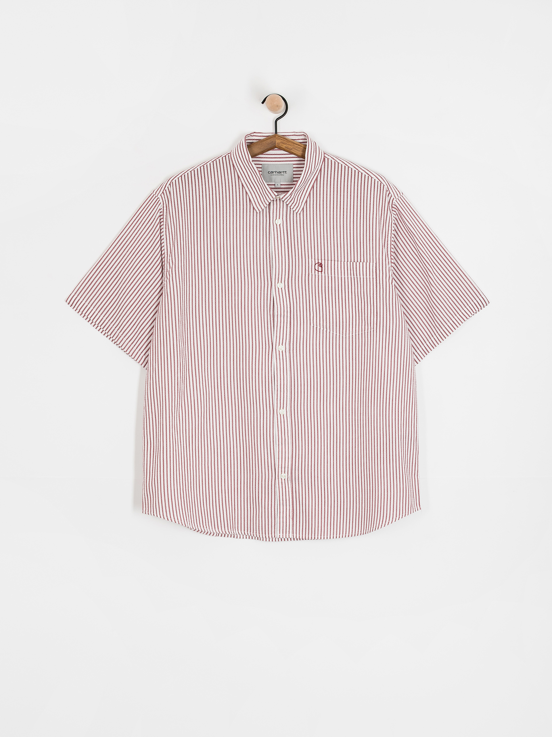 Cămașă Carhartt WIP Phelps (phelps stripe/mulberry)