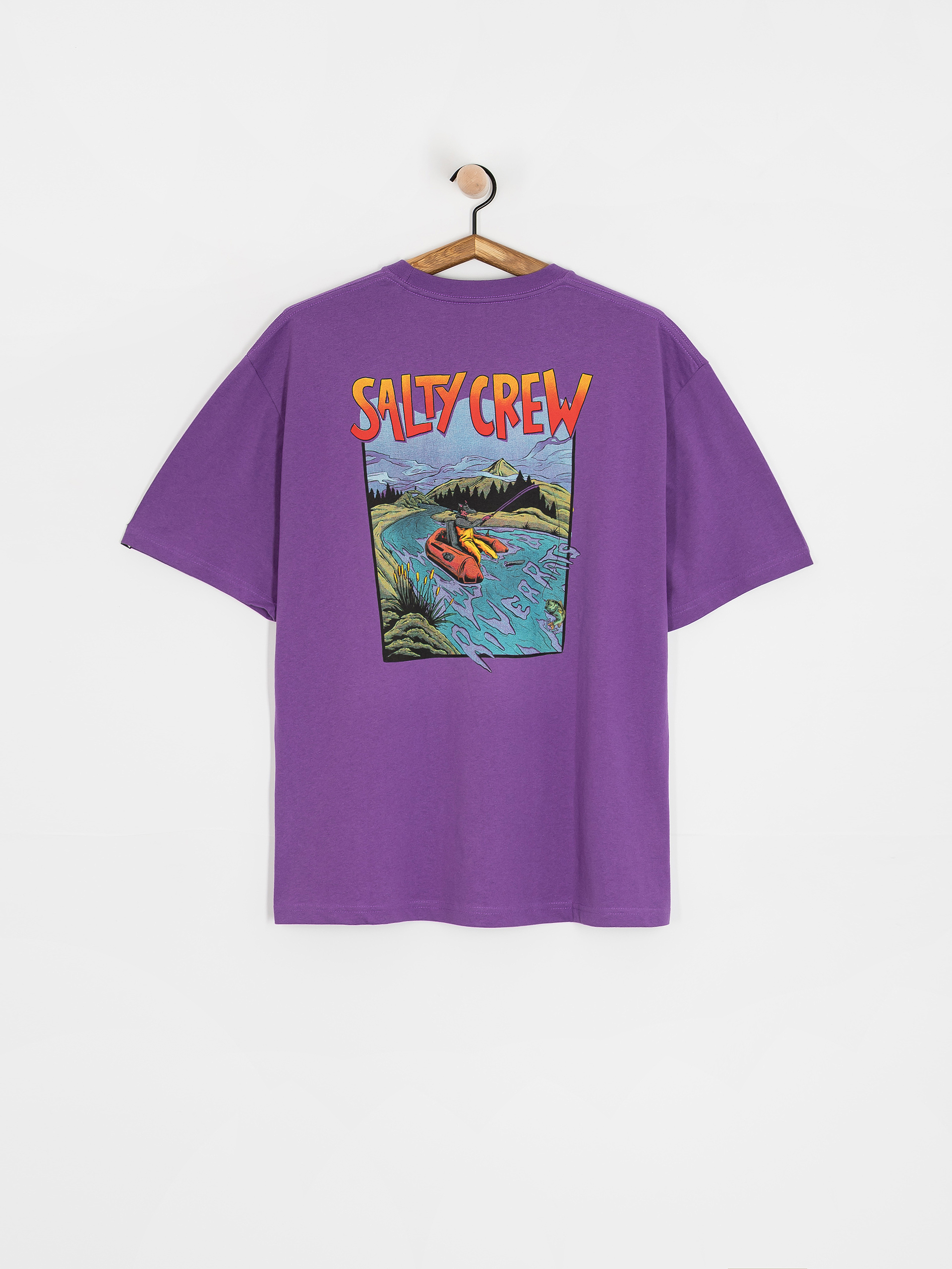 Tricou Salty Crew River Rats (purple heart)