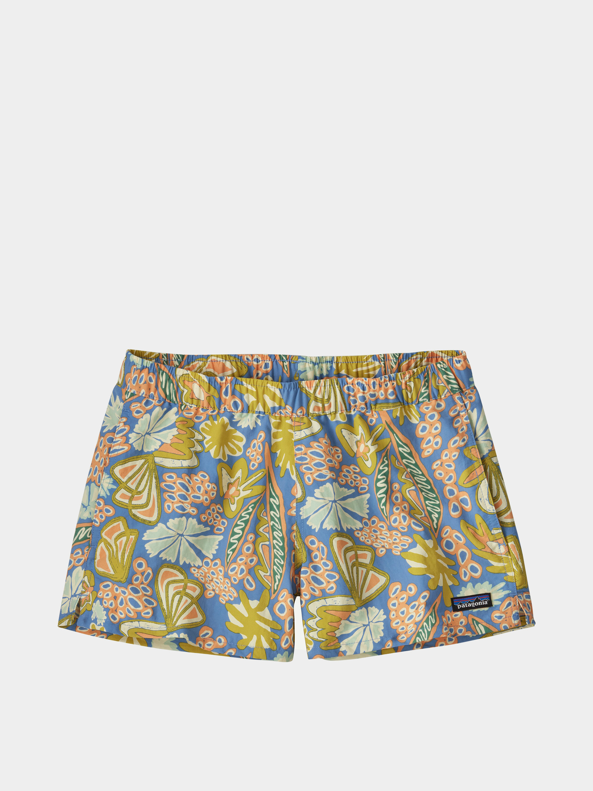 Pantaloni scurți Patagonia Barely Baggies 2 1/2 in Wmn (flourish/abundant blue)