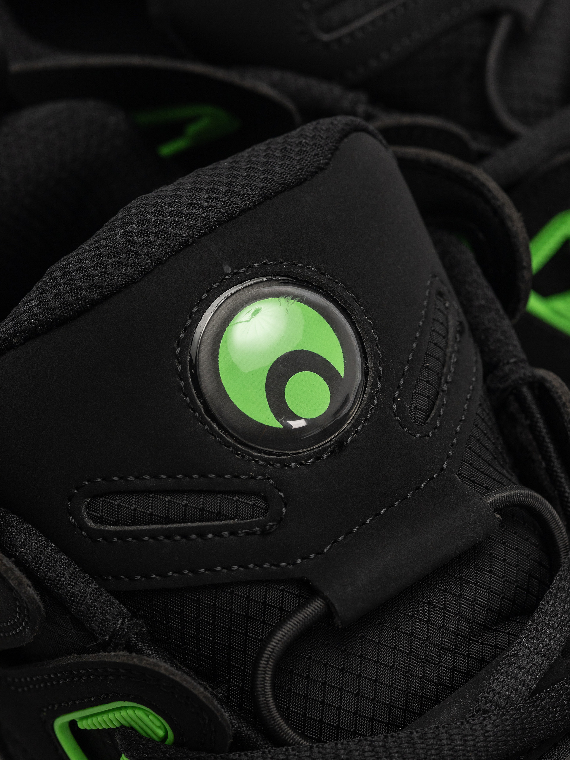 Pantofi Osiris D3 E (black/charcoal/green)