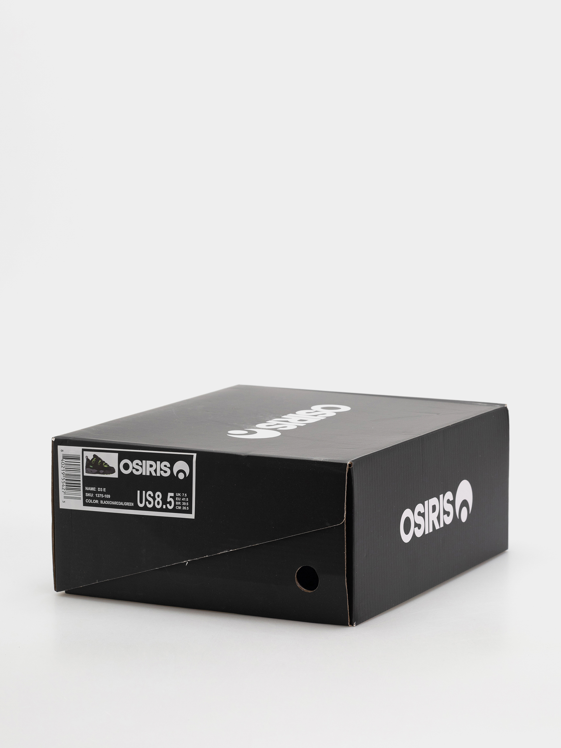 Pantofi Osiris D3 E (black/charcoal/green)