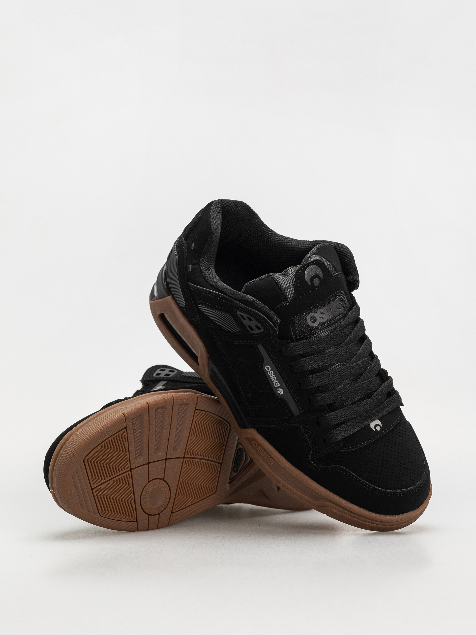 Pantofi Osiris Peril (black/black/gum)
