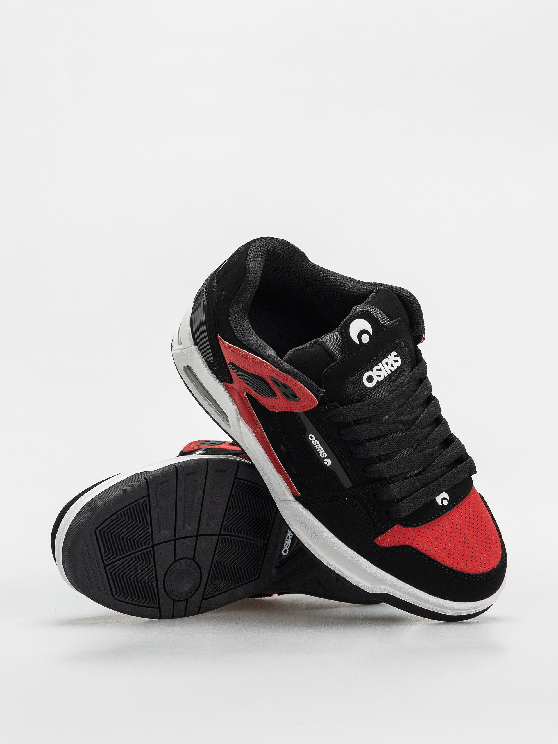 Pantofi Osiris Peril (black/white/red)