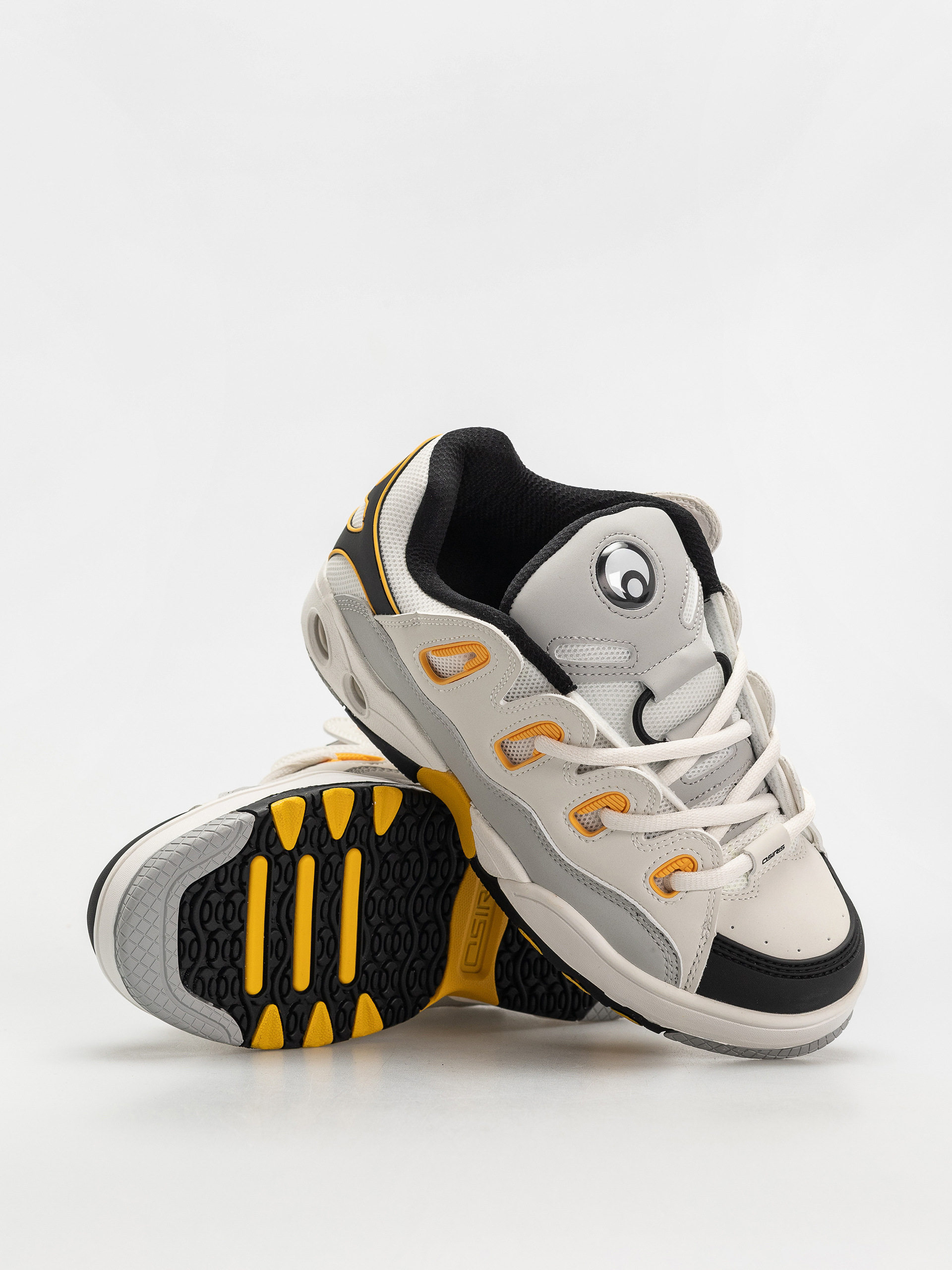 Pantofi Osiris D3 OG (white/grey/yellow)