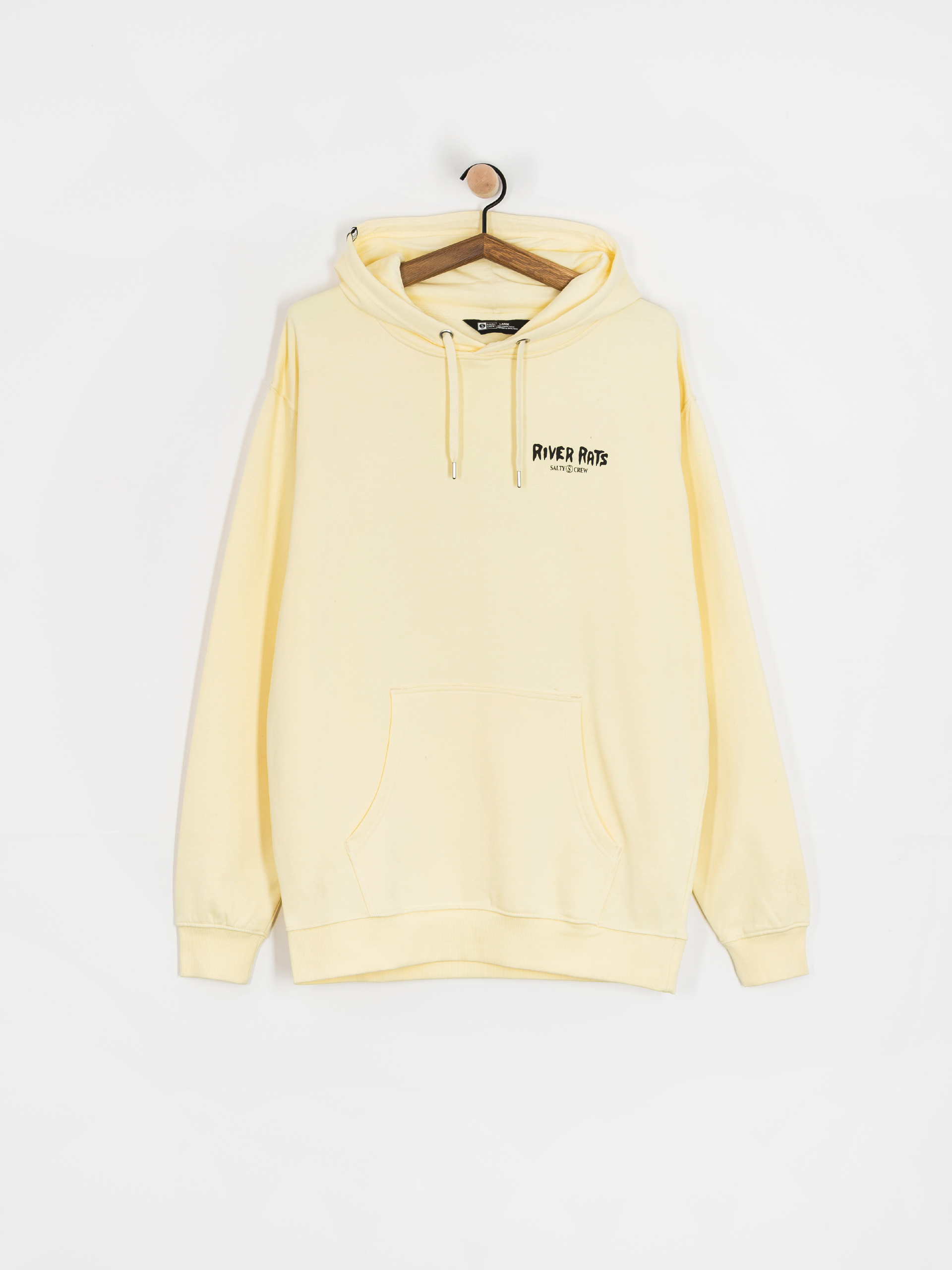 Hanorac cu glugă Salty Crew River Rats HD (transparent yellow)