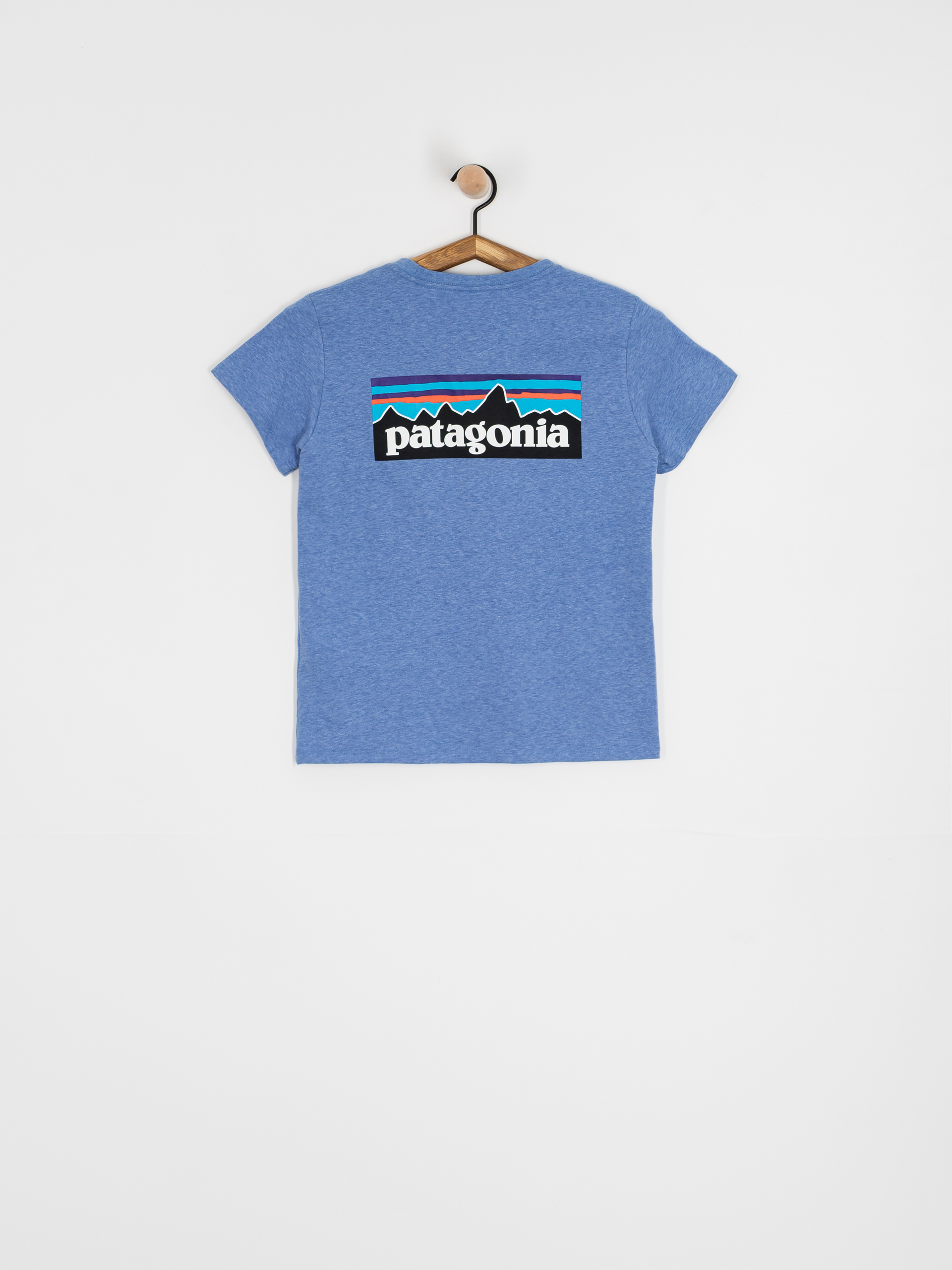 Tricou Patagonia P 6 Logo Responsibili Wmn (abundant blue)